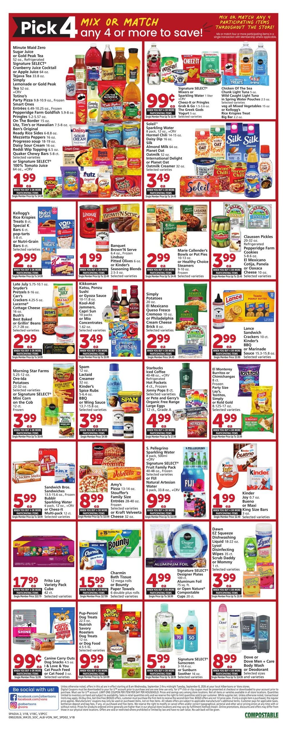 Albertsons (Alhambra Area, CA) Weekly Ad September 2 - 8, 2026