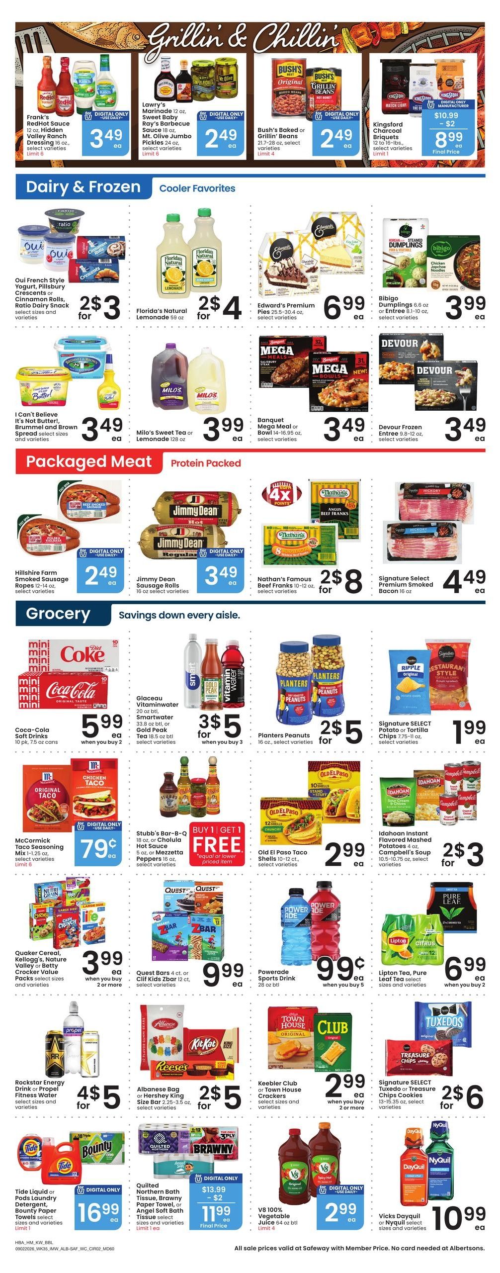 Albertsons (Big Timber-Bozeman Area, MT) Weekly Ad September 2 - 8, 2026
