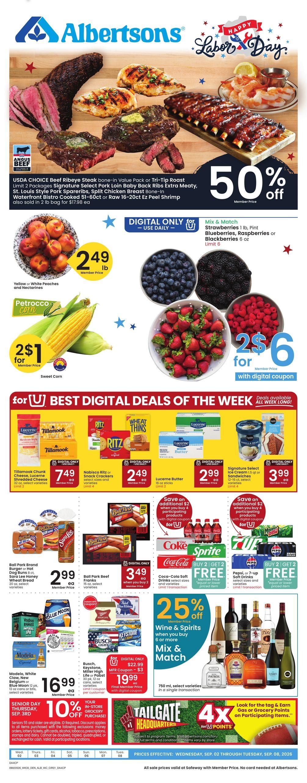 Albertsons (Casper Area, WY) Weekly Ad September 2 - 8, 2026