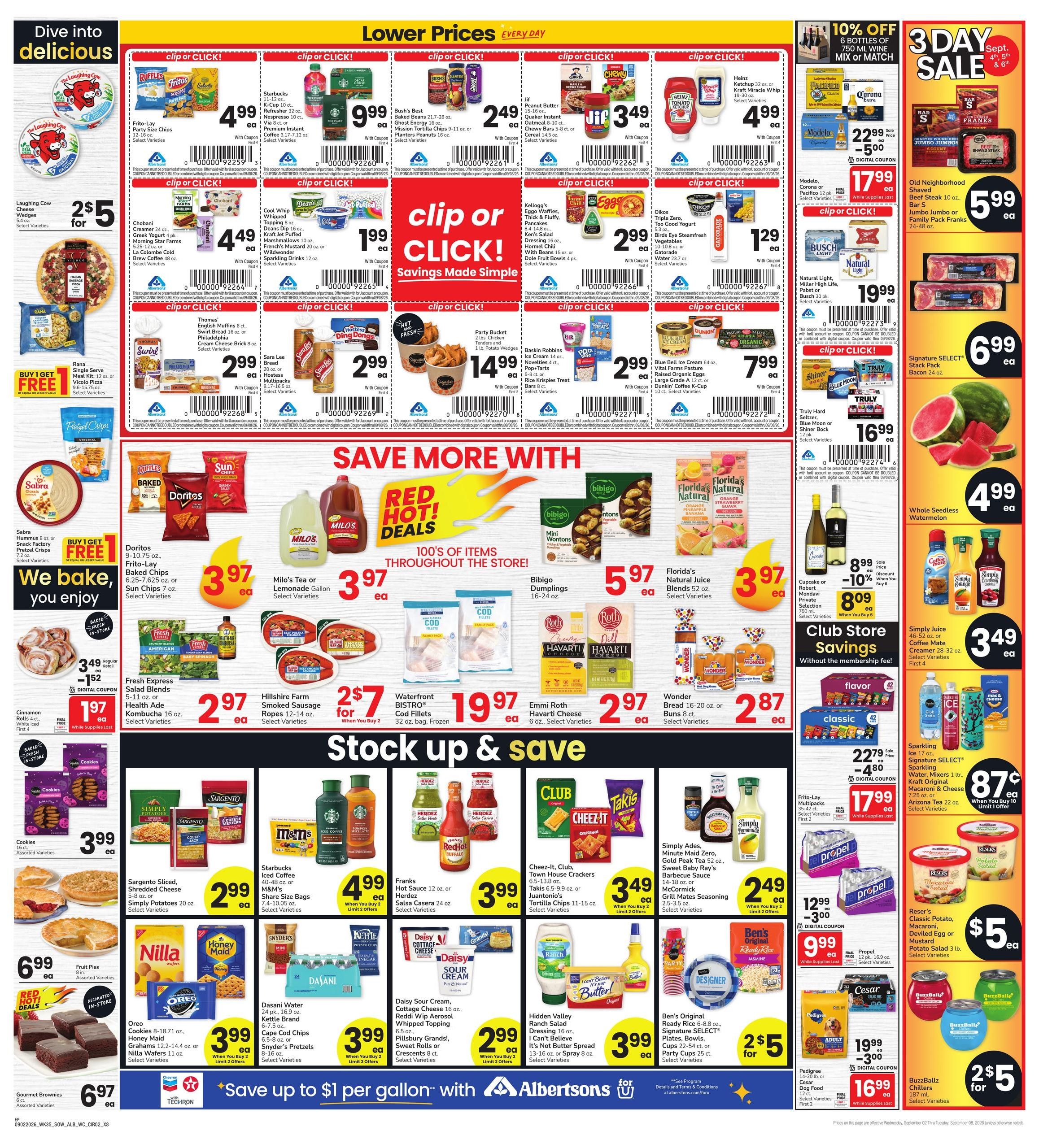 Albertsons (El Paso Area, TX) Weekly Ad September 2 - 8, 2026