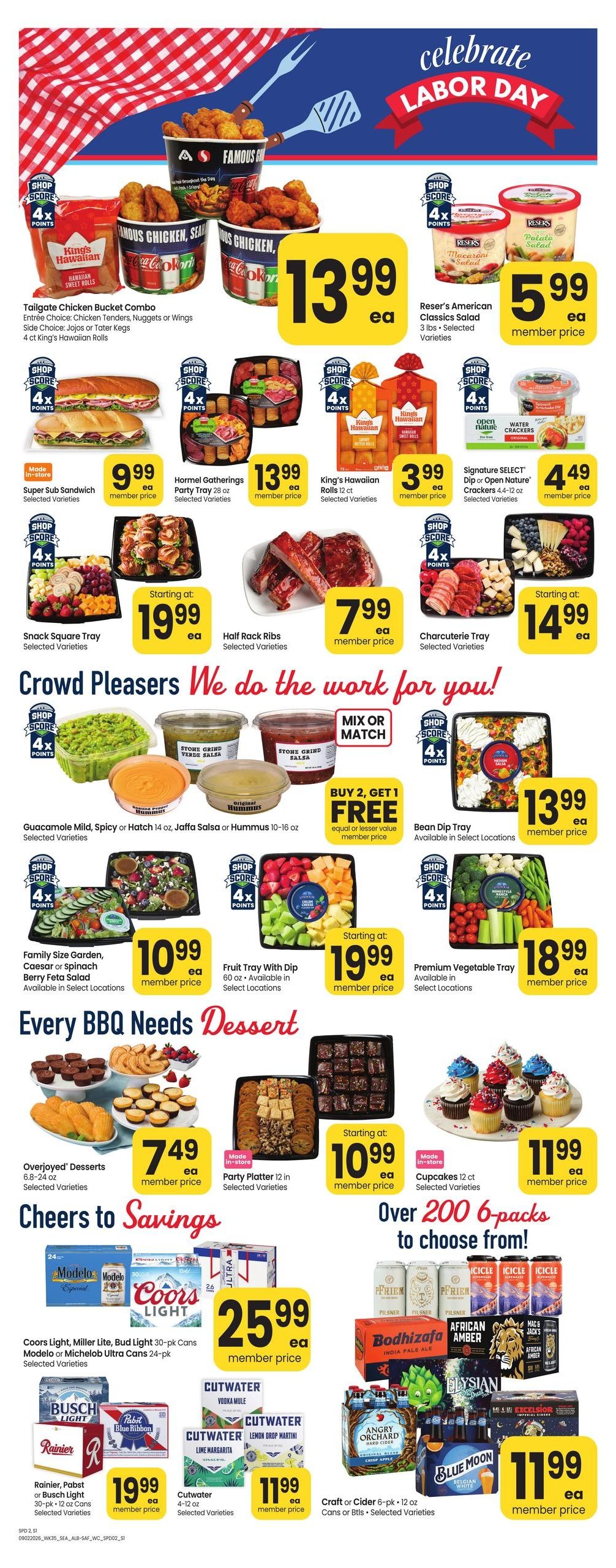 Albertsons (Bothell Area, WA) Weekly Ad September 2 - 8, 2026