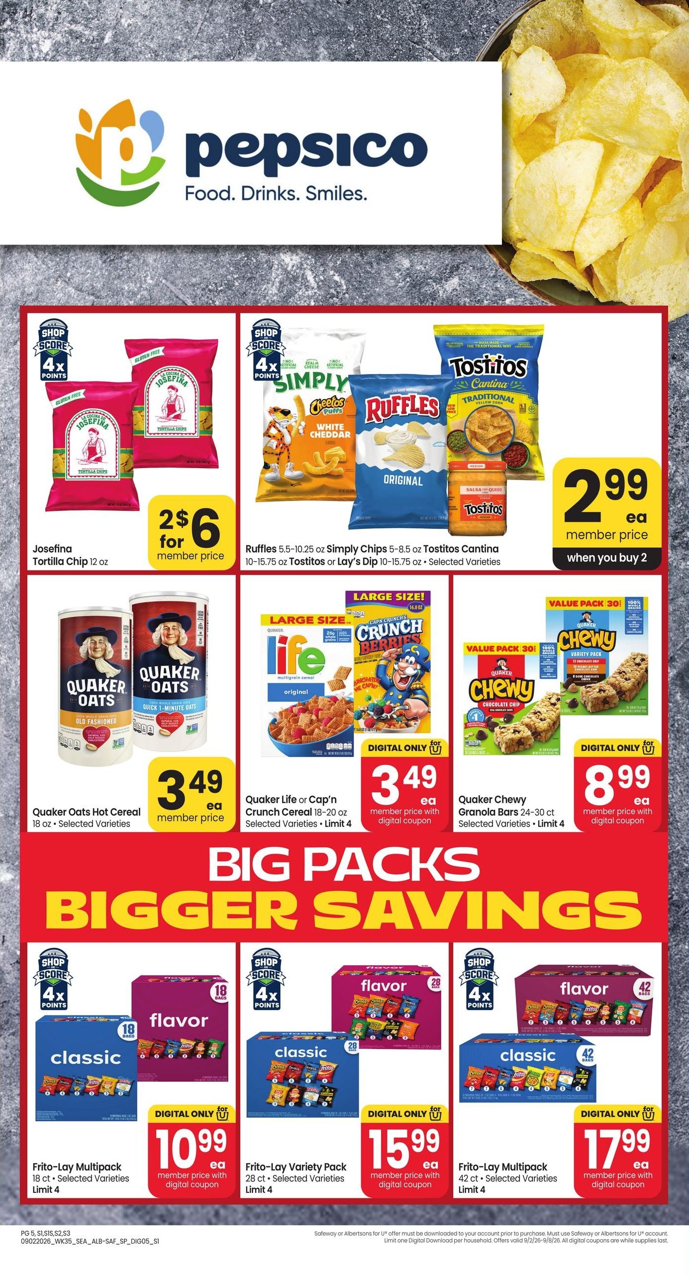 Albertsons (Bothell Area, WA) Weekly Ad September 2 - 8, 2026