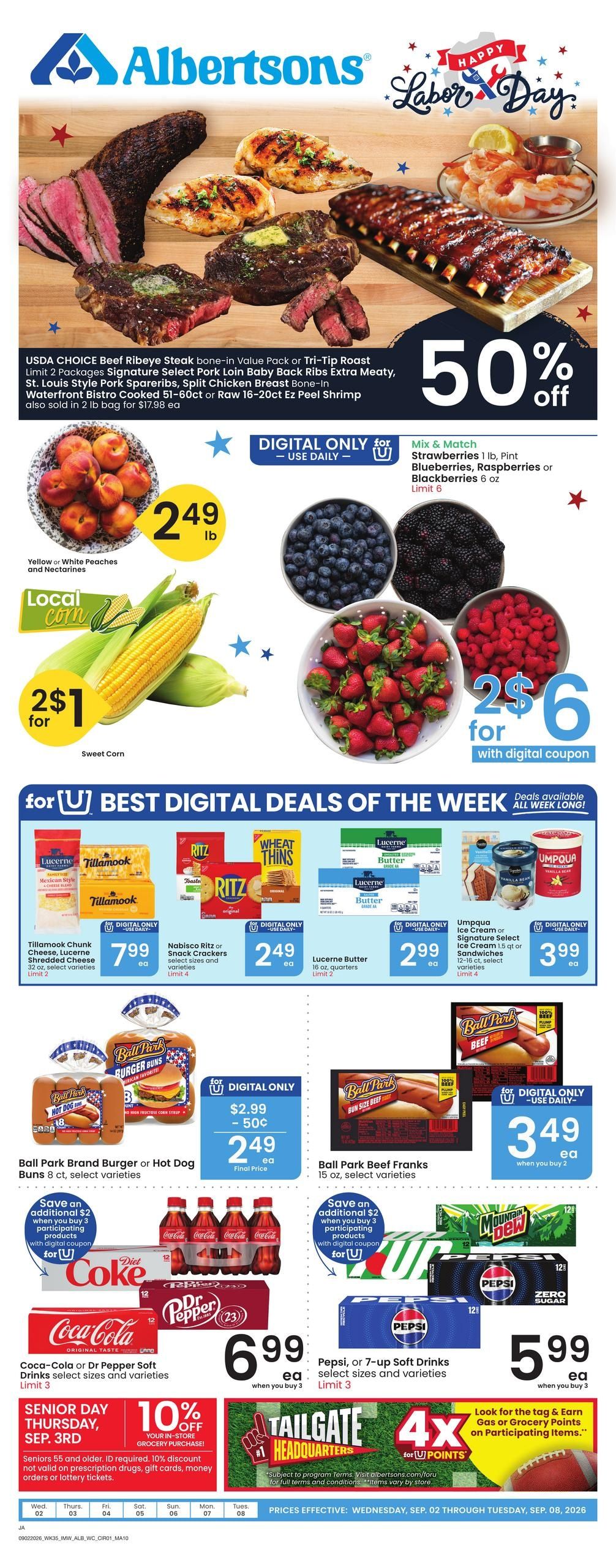 Albertsons (Driggs Area, ID) Weekly Ad September 2 - 8, 2026