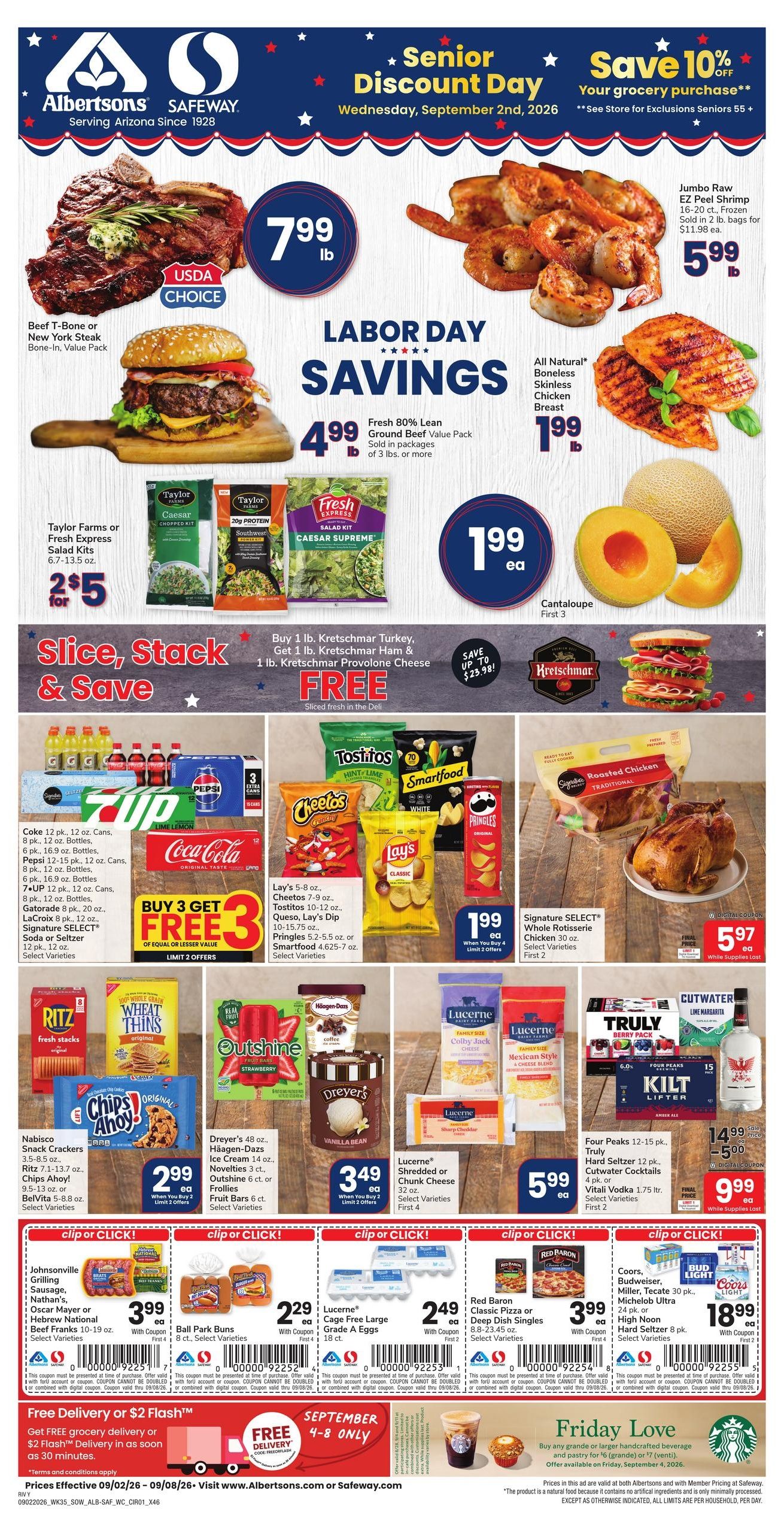 Albertsons (Lake Havasu City-Yucca Area, AZ) Weekly Ad September 2 - 8, 2026