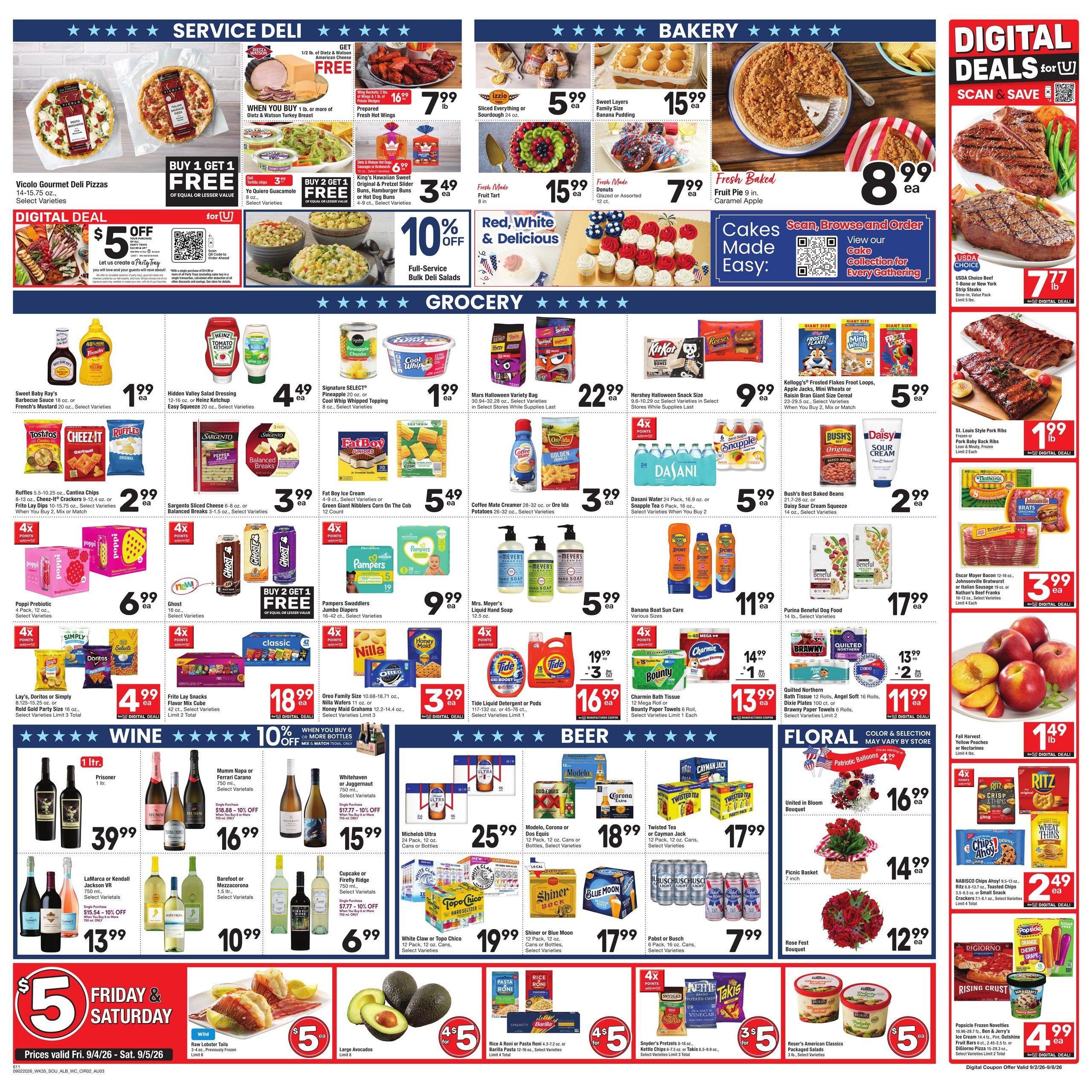 Albertsons (Blevins Area, AR) Weekly Ad September 2 - 8, 2026