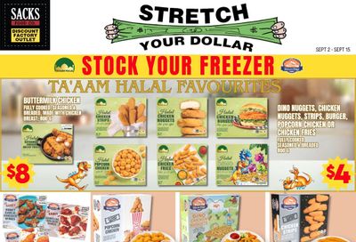 Sacks Food Co. Flyer September 2 to 15