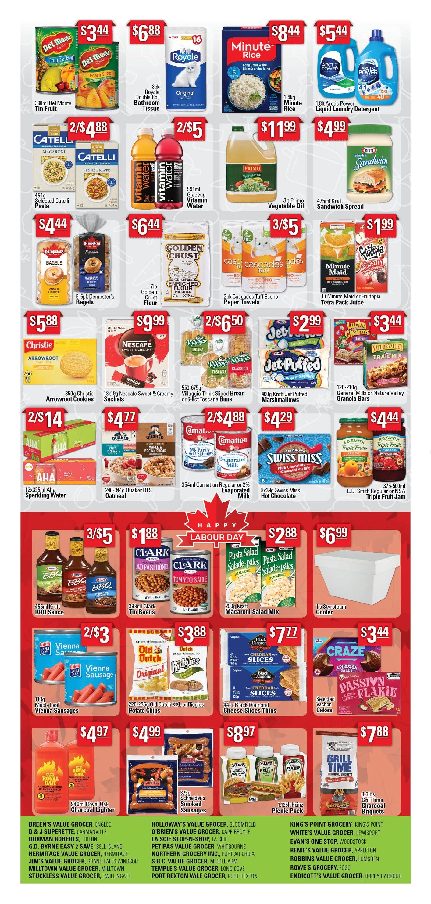 Value Grocer Flyer September 3 to 9