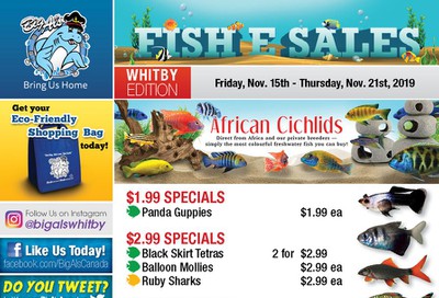 Big Al's (Whitby) Weekly Specials November 15 to 21