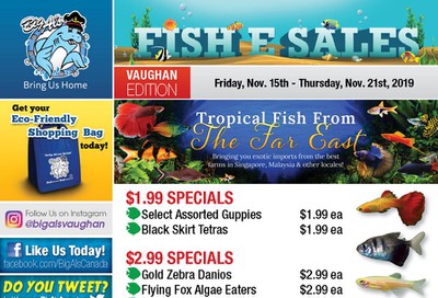 Big Al's (Vaughan) Weekly Specials November 15 to 21