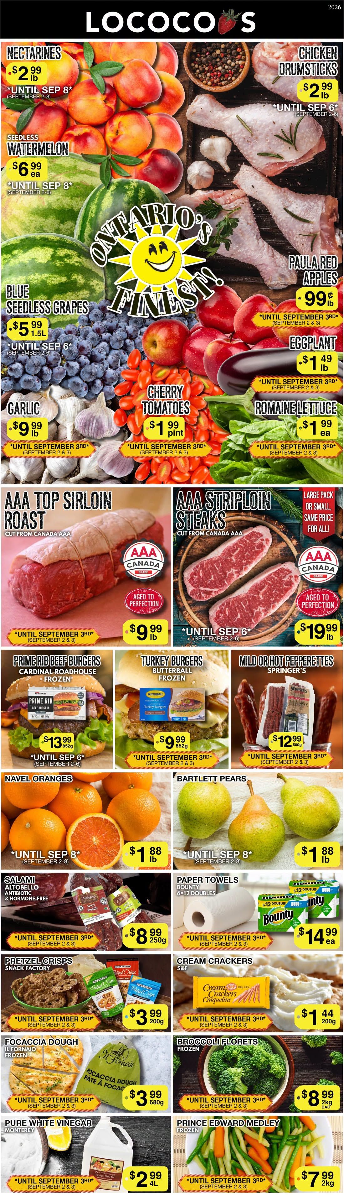 Lococo's Flyer September 2 to 6