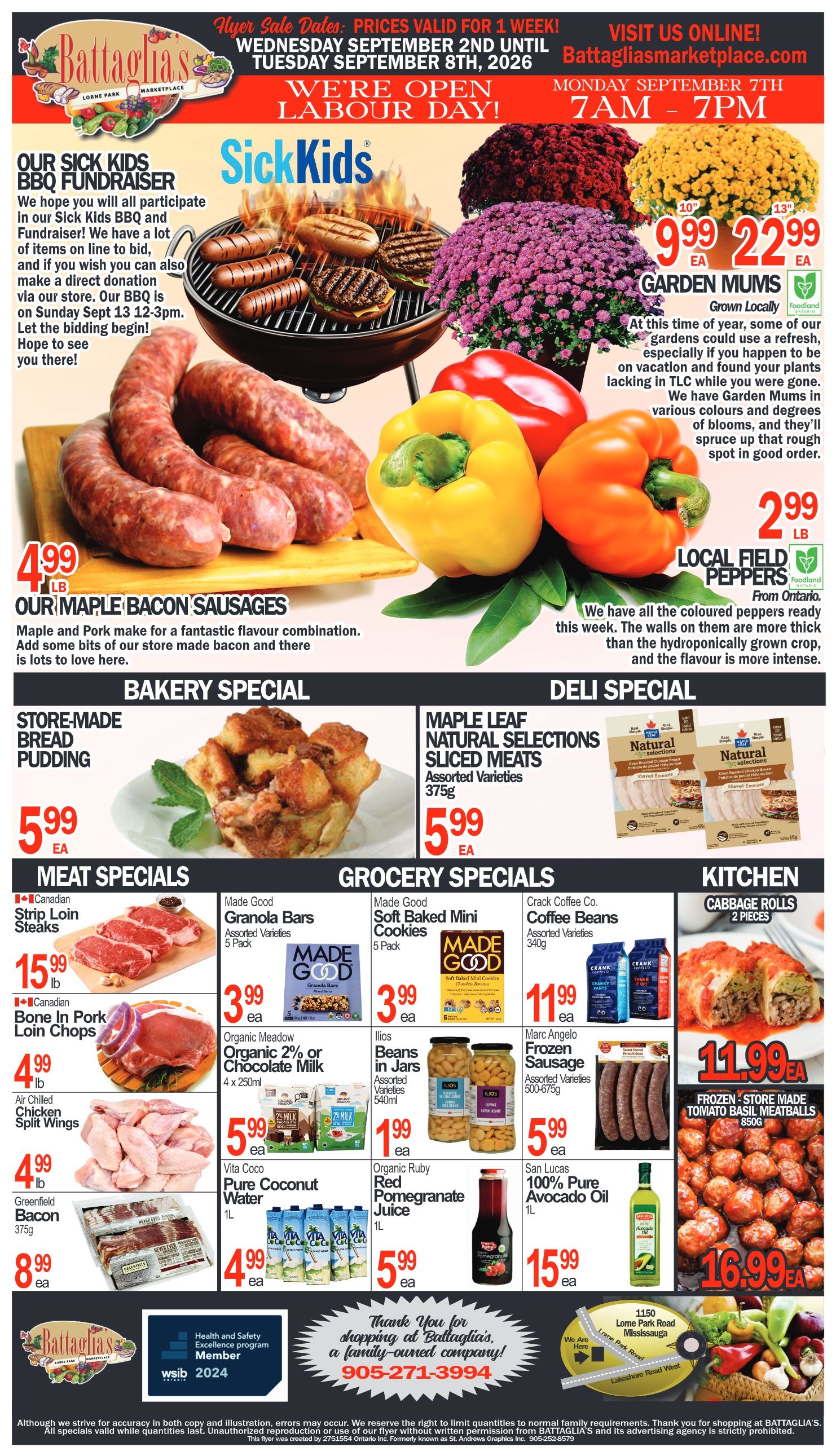 Battaglia's Marketplace Flyer September 2 to 8