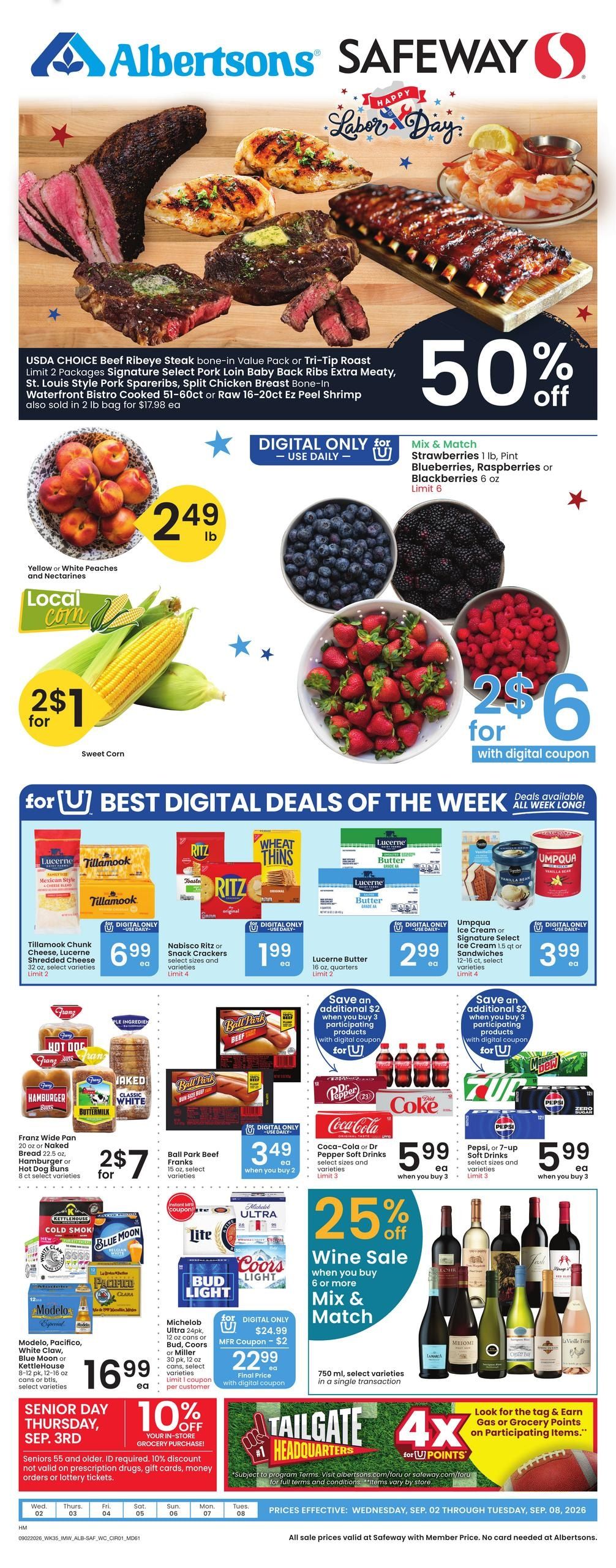 Albertsons (Hamilton Area, MT) Weekly Ad September 2 - 8, 2026