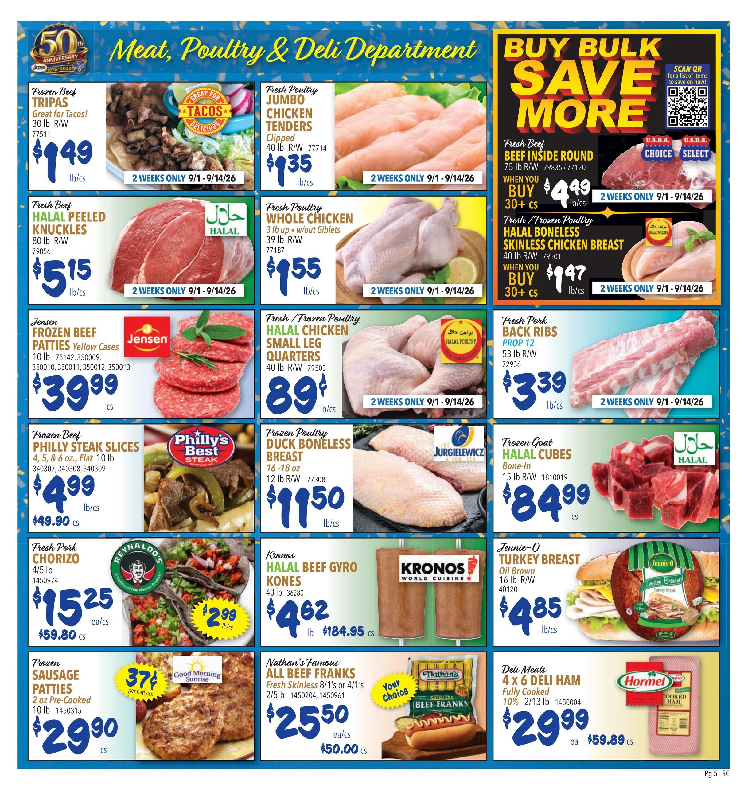 Restaurant Depot (Alhambra Area, CA) Weekly Ad September 1 - 30, 2026