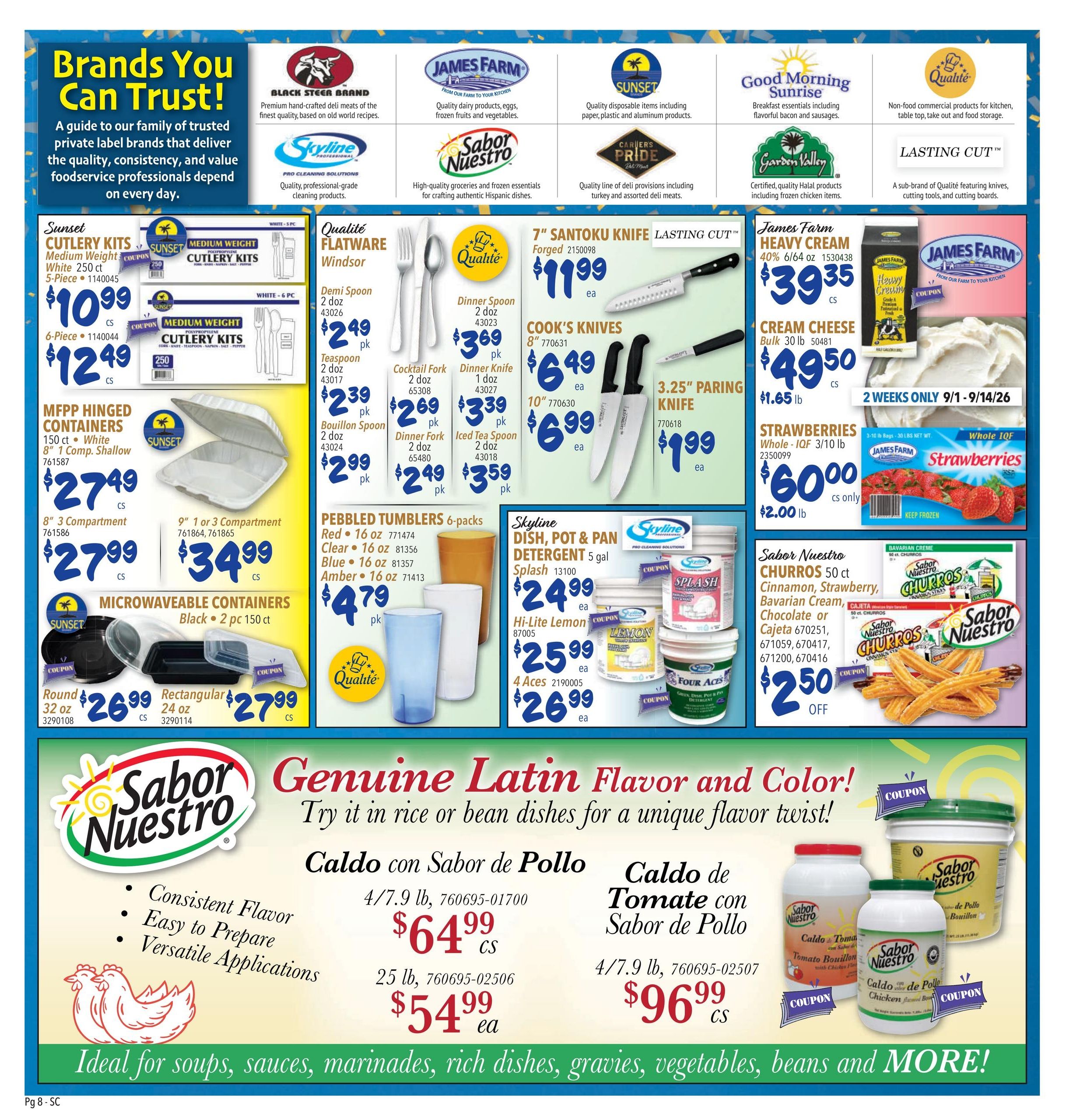 Restaurant Depot (Alhambra Area, CA) Weekly Ad September 1 - 30, 2026