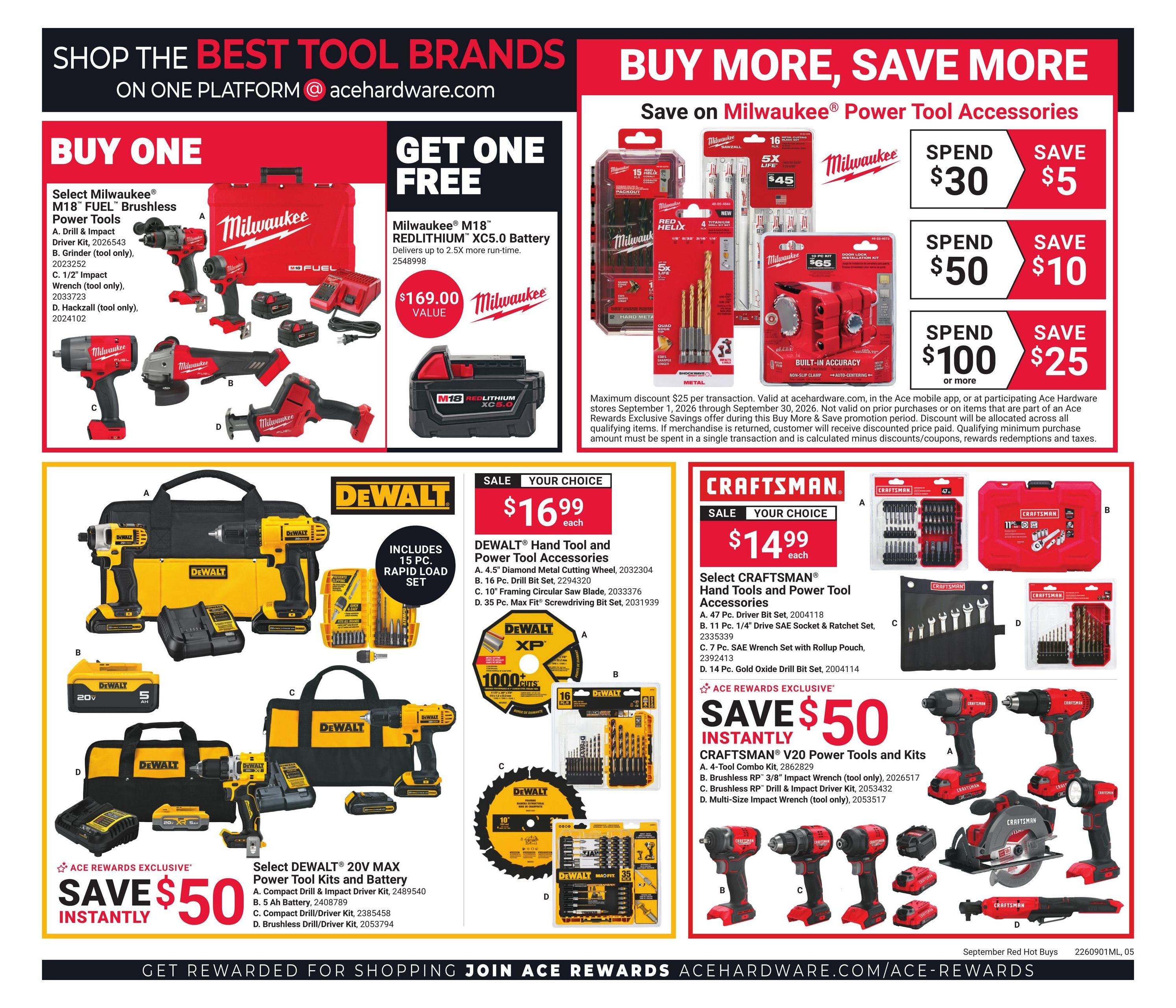 Costello's Ace Weekly Ad September 1 - 30, 2026