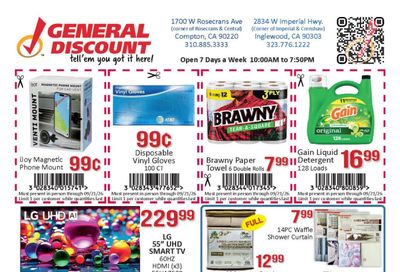 General Discount Weekly Ad September 1 - 30, 2026