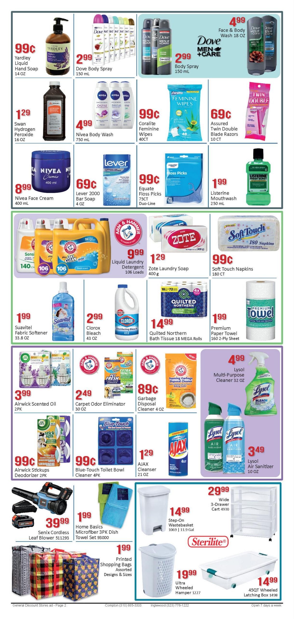 General Discount Weekly Ad September 1 - 30, 2026