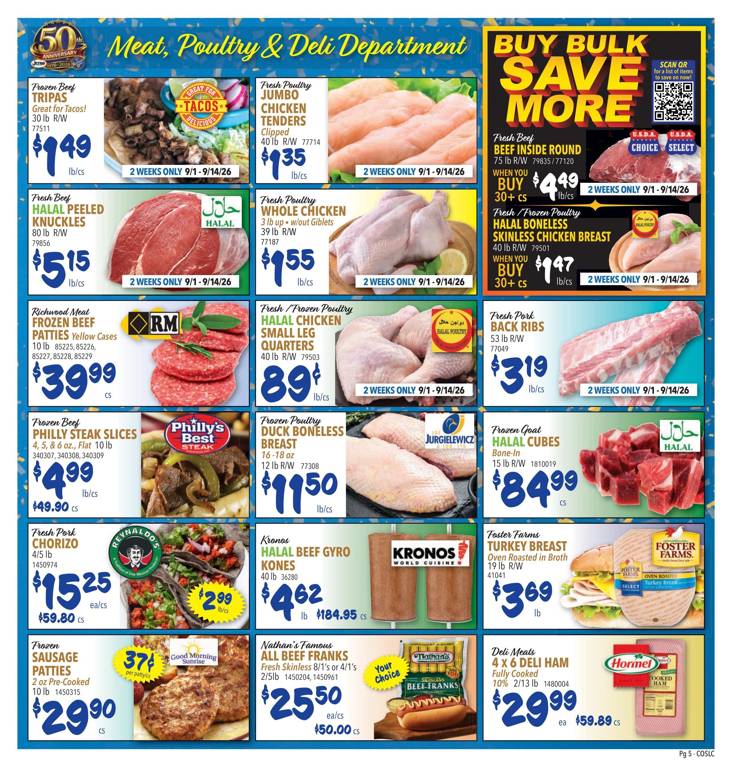Restaurant Depot (Arvada Area, CO) Weekly Ad September 1 - 30, 2026
