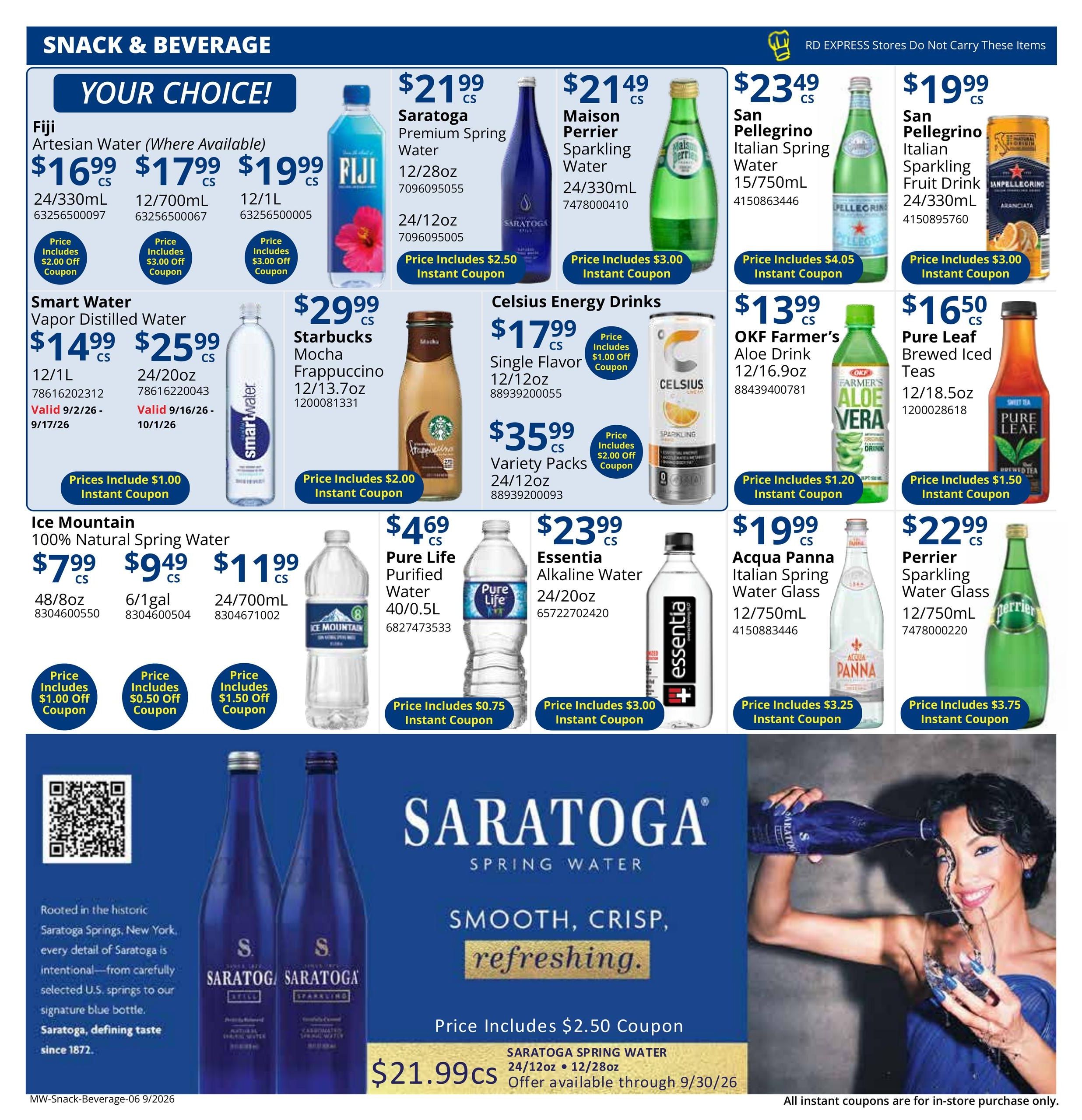 Restaurant Depot (Addison Area, IL) Weekly Ad September 1 - 30, 2026