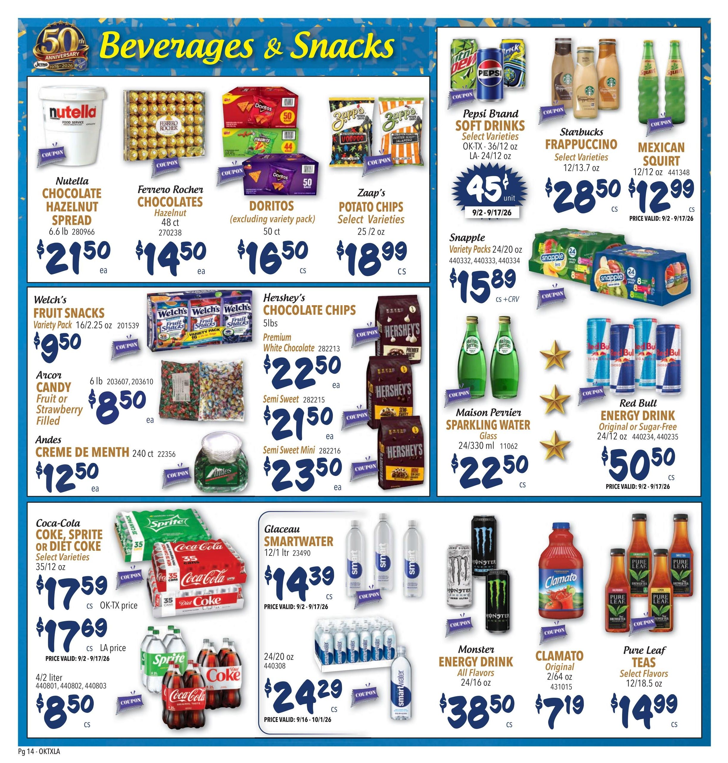 Restaurant Depot (Addis Area, LA) Weekly Ad September 1 - 30, 2026