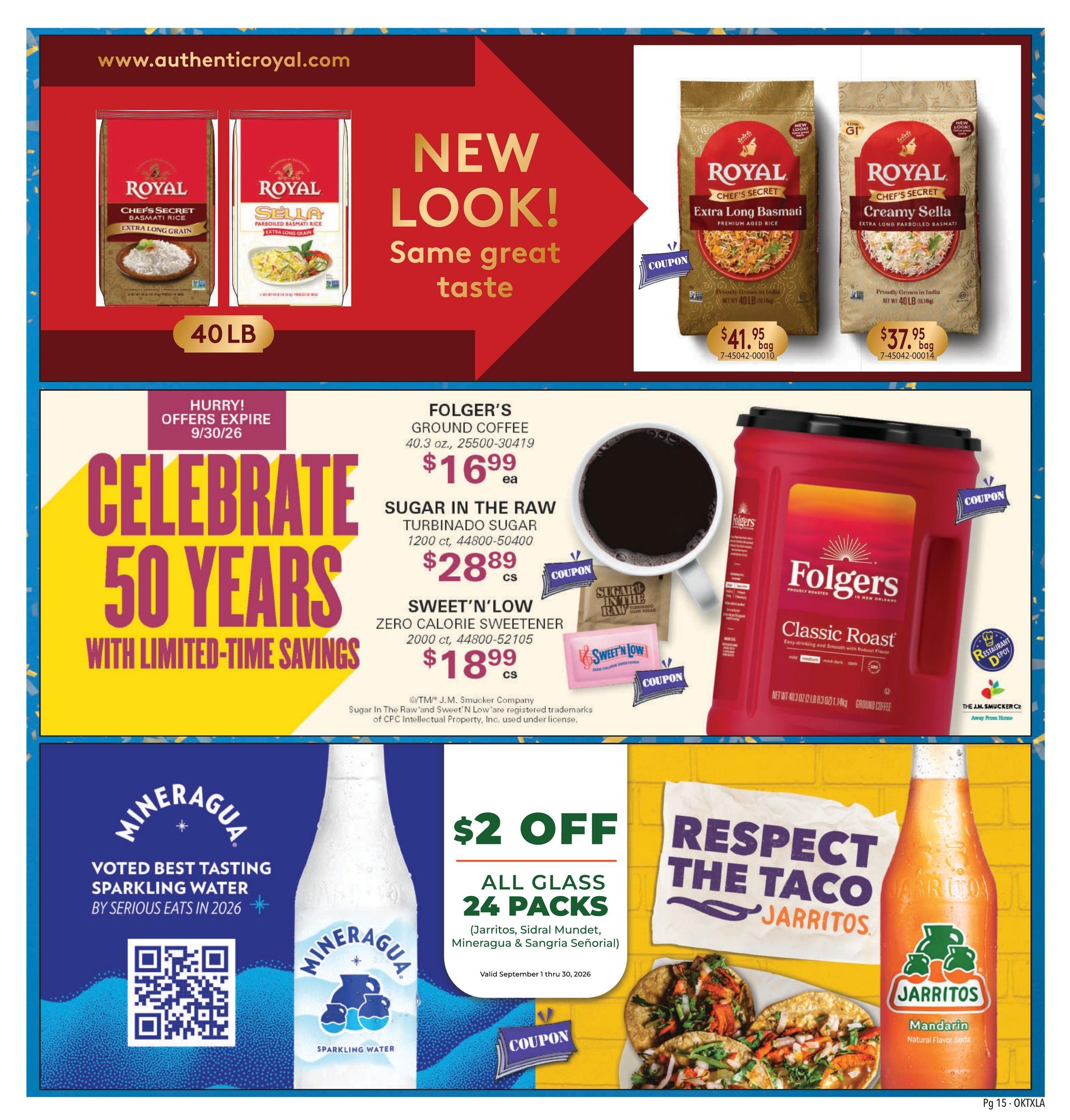Restaurant Depot (Addis Area, LA) Weekly Ad September 1 - 30, 2026