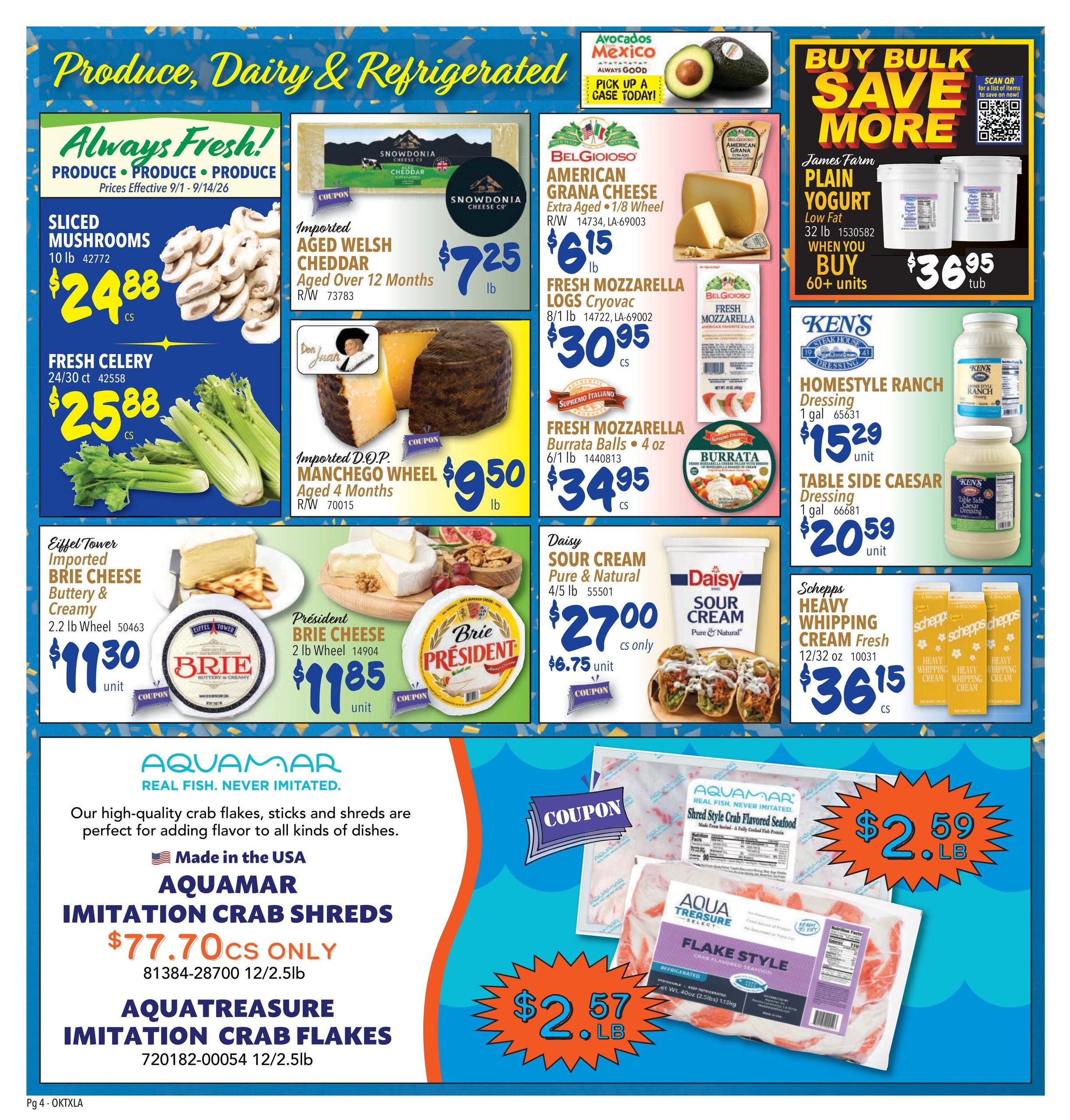 Restaurant Depot (Addis Area, LA) Weekly Ad September 1 - 30, 2026