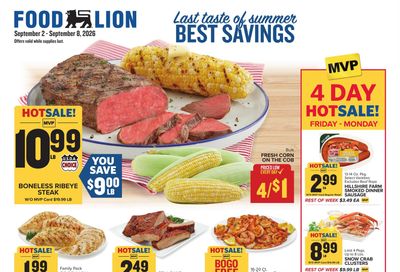 Food Lion (Smiths Grove Area, KY) Weekly Ad September 2 - 8, 2026