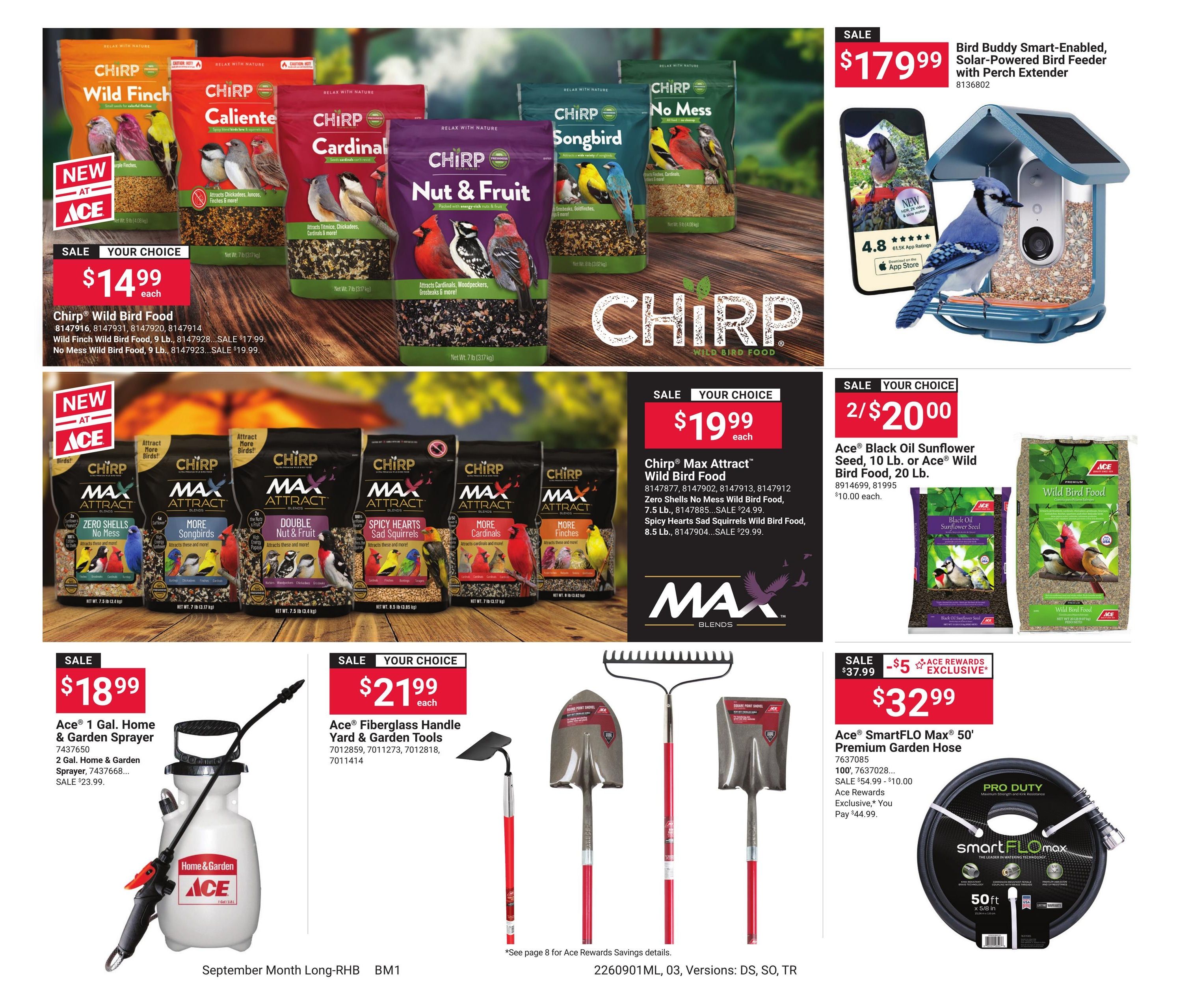 Ace Hardware (Andalusia Area, AL) Red Hot Buys Weekly Ad September 1 - 30, 2026
