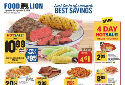Food Lion (Washington Area, DC) Weekly Ad September 2 - 8, 2026