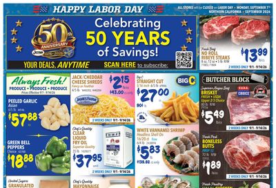 Restaurant Depot (Alameda Area, CA) Weekly Ad September 1 - 30, 2026