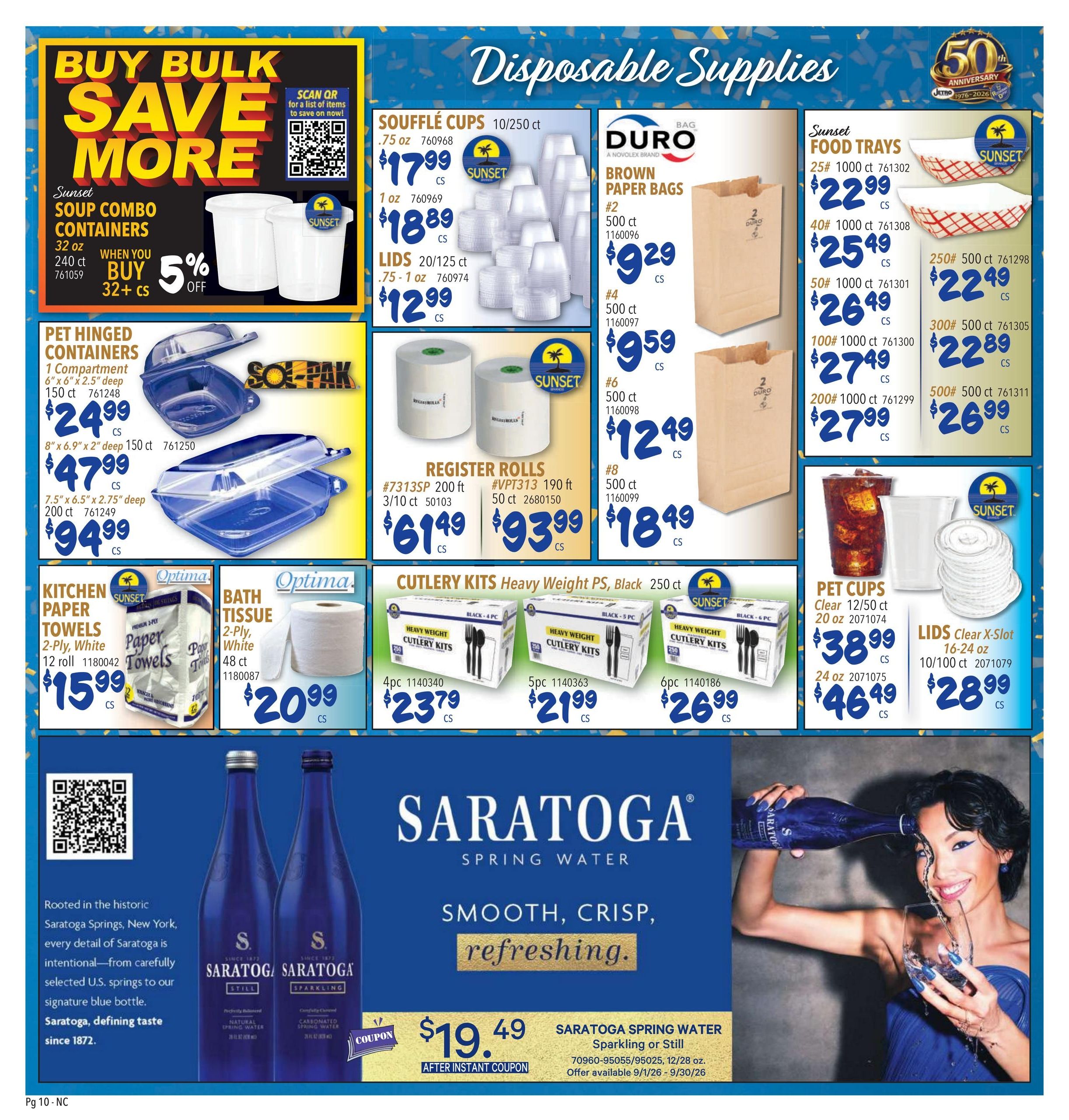 Restaurant Depot (Alameda Area, CA) Weekly Ad September 1 - 30, 2026