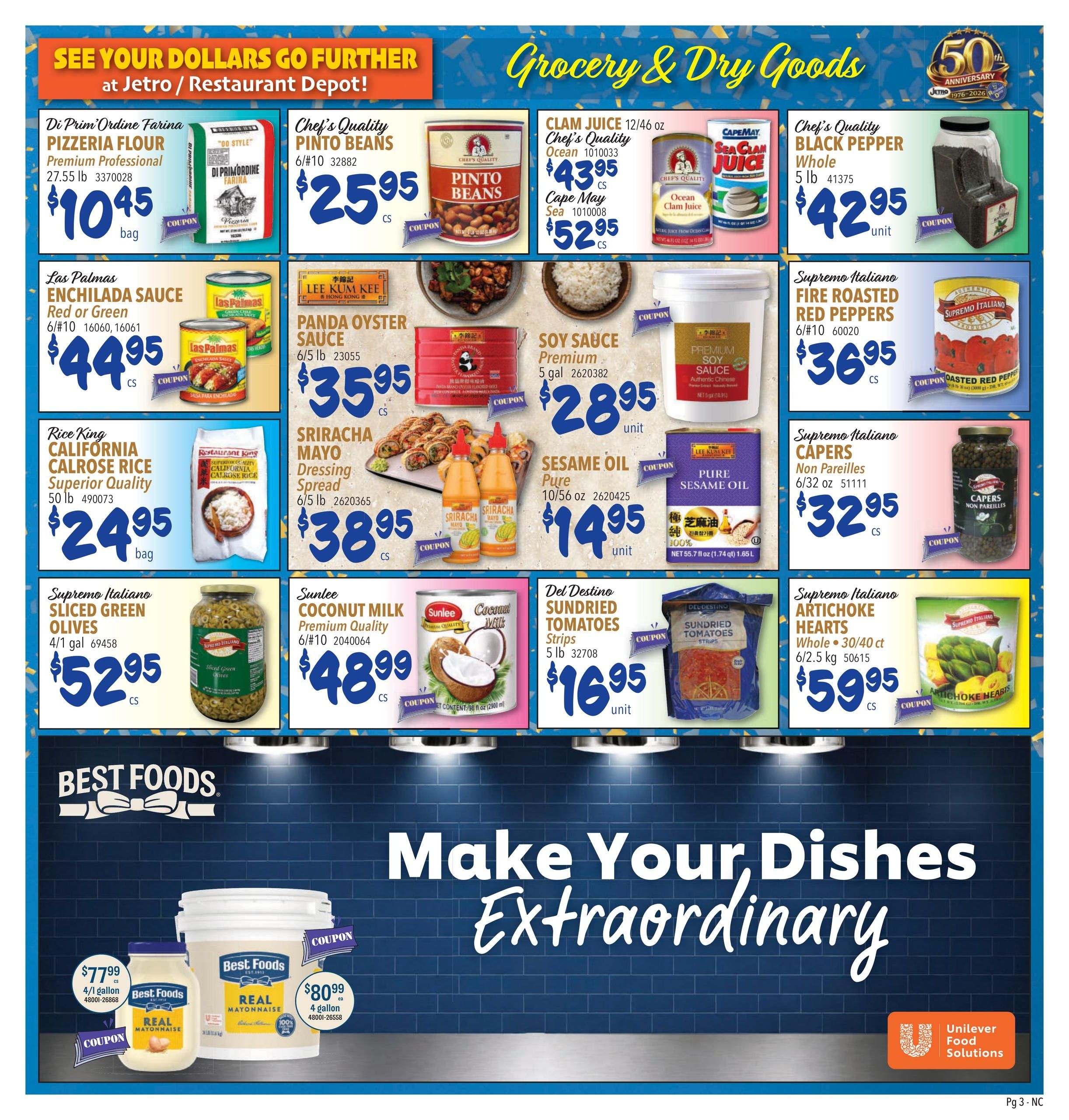 Restaurant Depot (Alameda Area, CA) Weekly Ad September 1 - 30, 2026