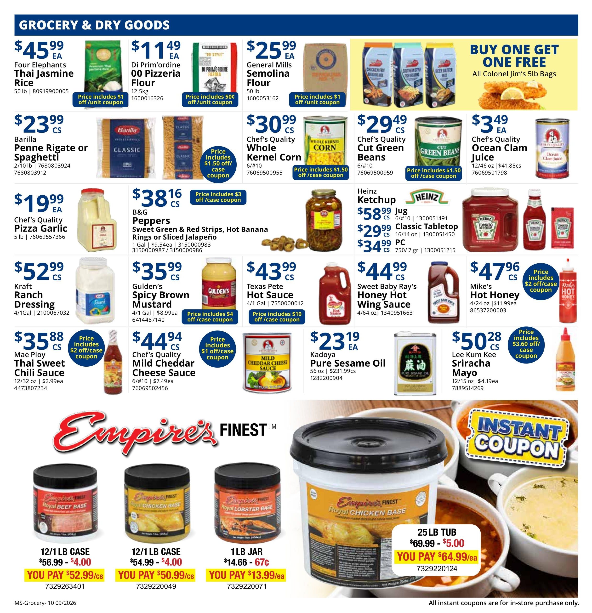 Restaurant Depot (Birmingham Area, AL) Weekly Ad September 1 - 30, 2026