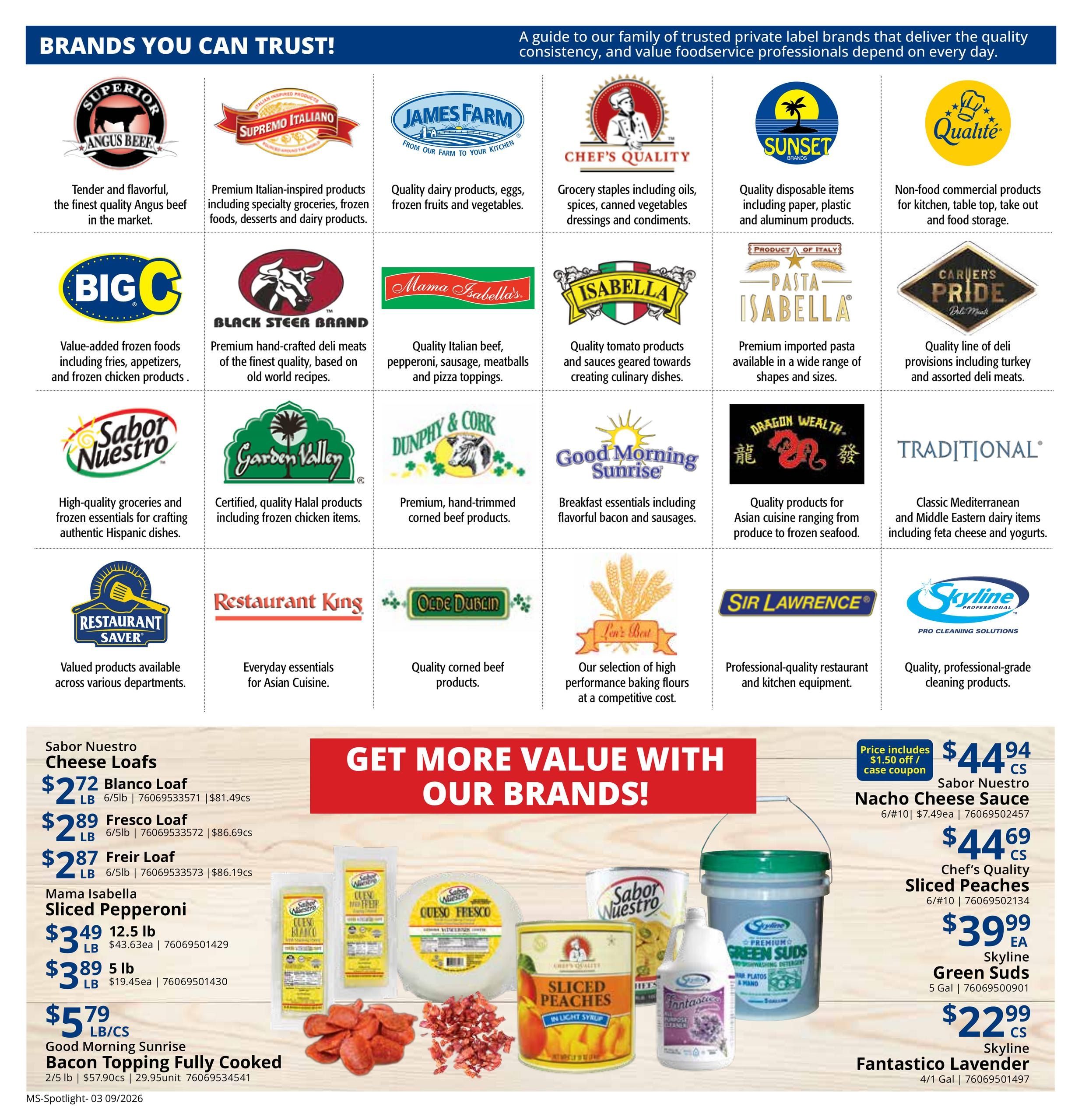 Restaurant Depot (Birmingham Area, AL) Weekly Ad September 1 - 30, 2026