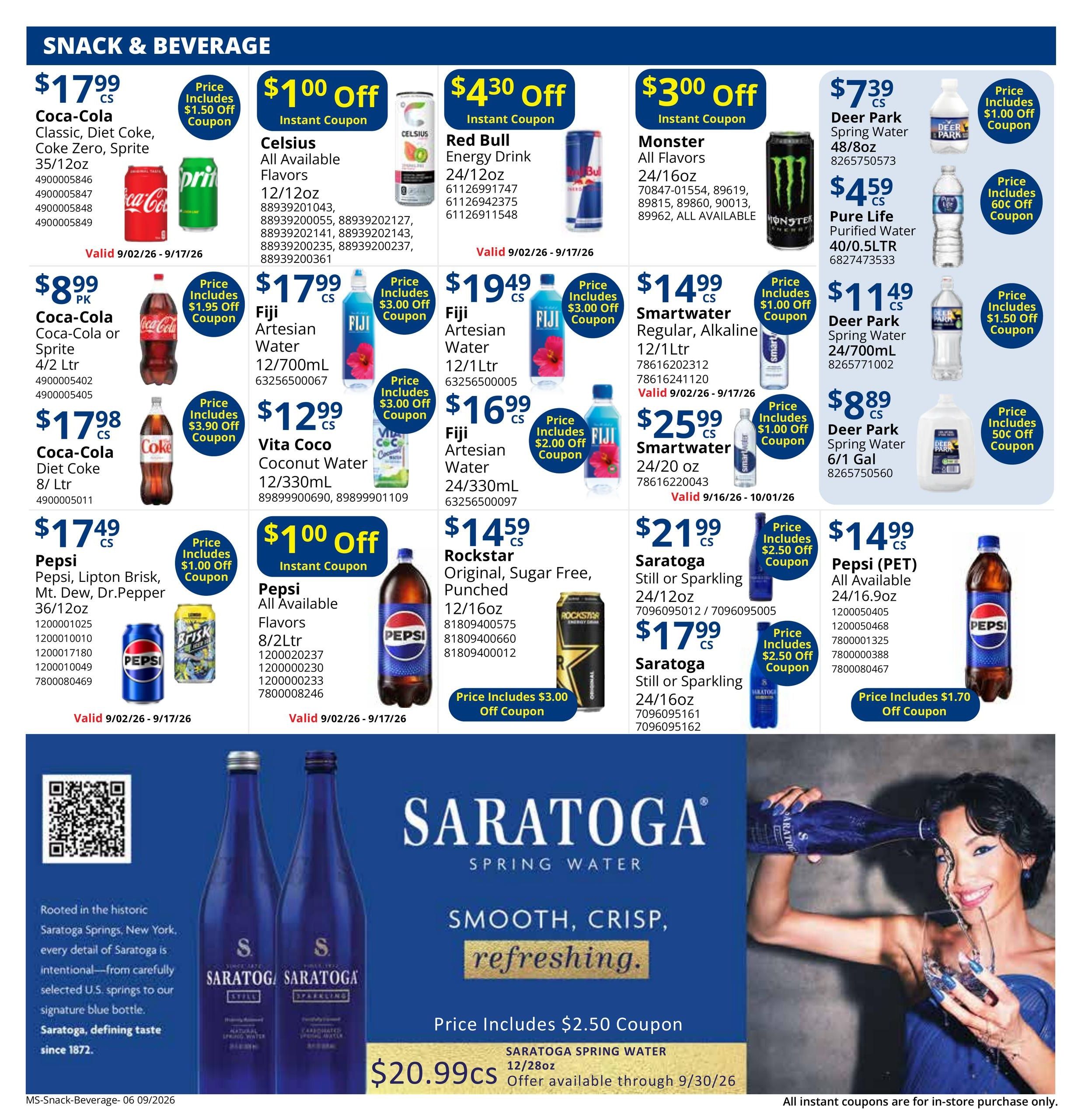 Restaurant Depot (Birmingham Area, AL) Weekly Ad September 1 - 30, 2026