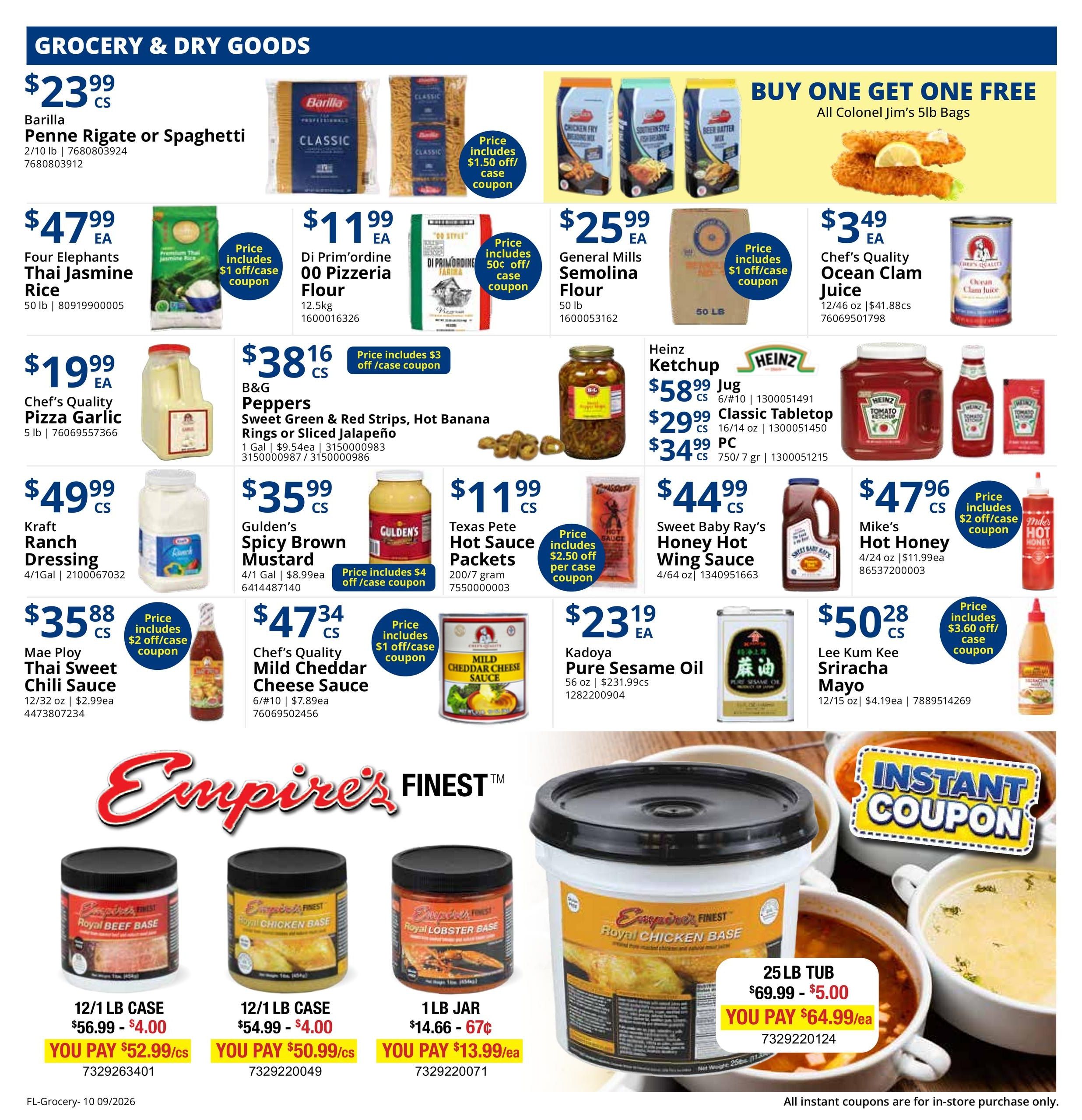 Restaurant Depot (Altamonte Springs Area, FL) Weekly Ad September 1 - 30, 2026