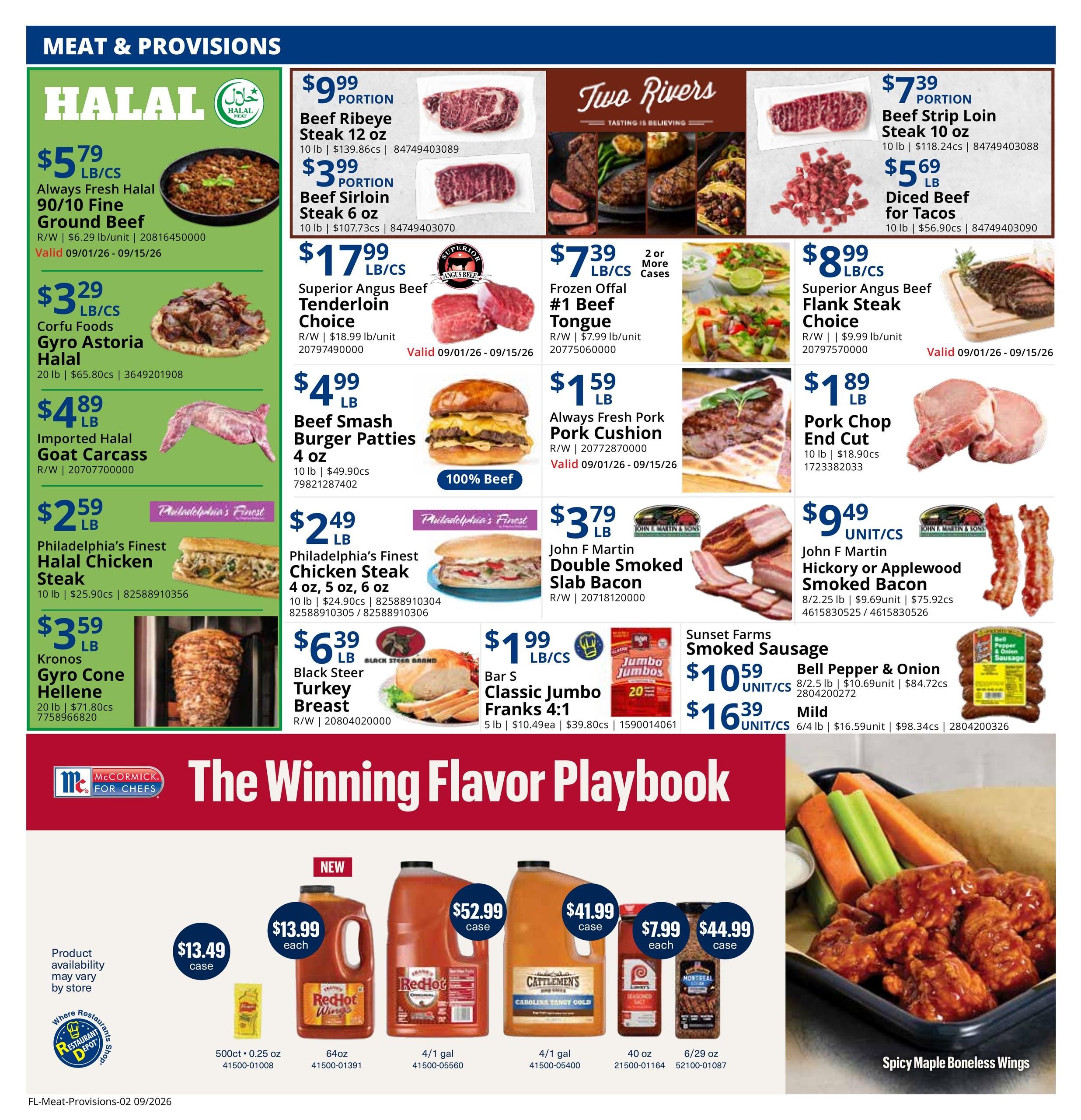 Restaurant Depot (Altamonte Springs Area, FL) Weekly Ad September 1 - 30, 2026