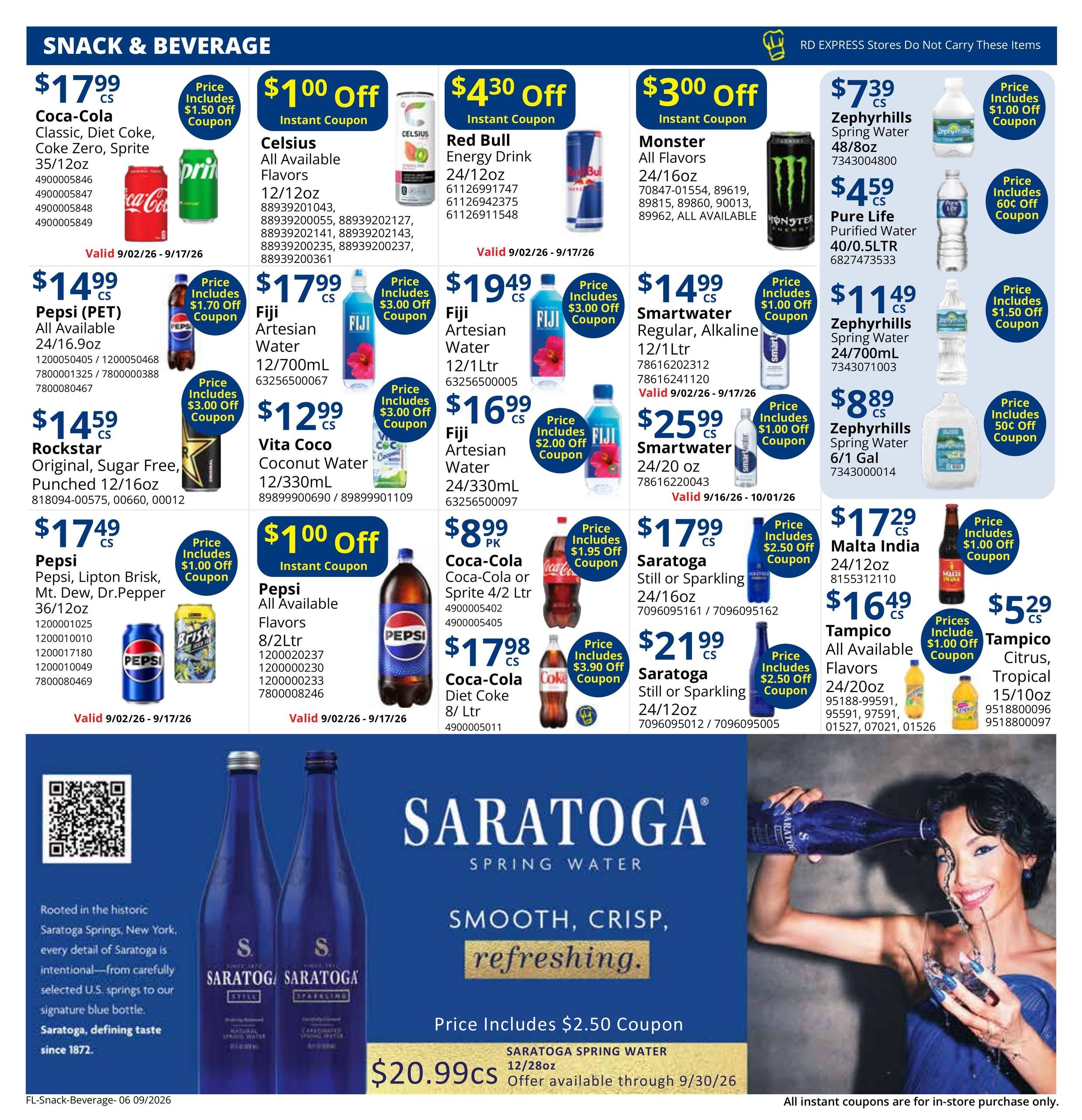 Restaurant Depot (Altamonte Springs Area, FL) Weekly Ad September 1 - 30, 2026
