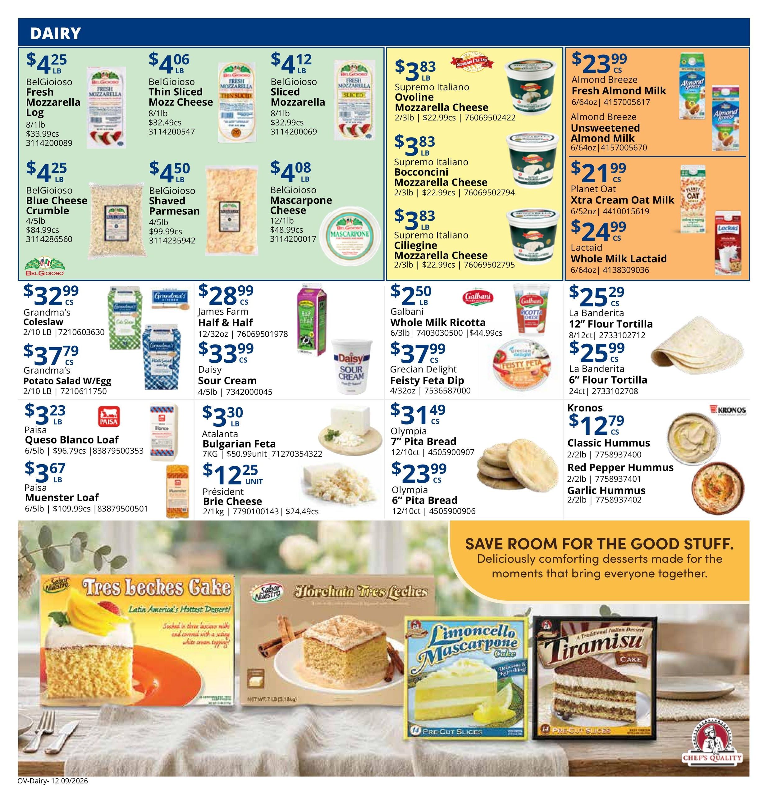 Restaurant Depot (Bath Area, IN) Weekly Ad September 1 - 30, 2026