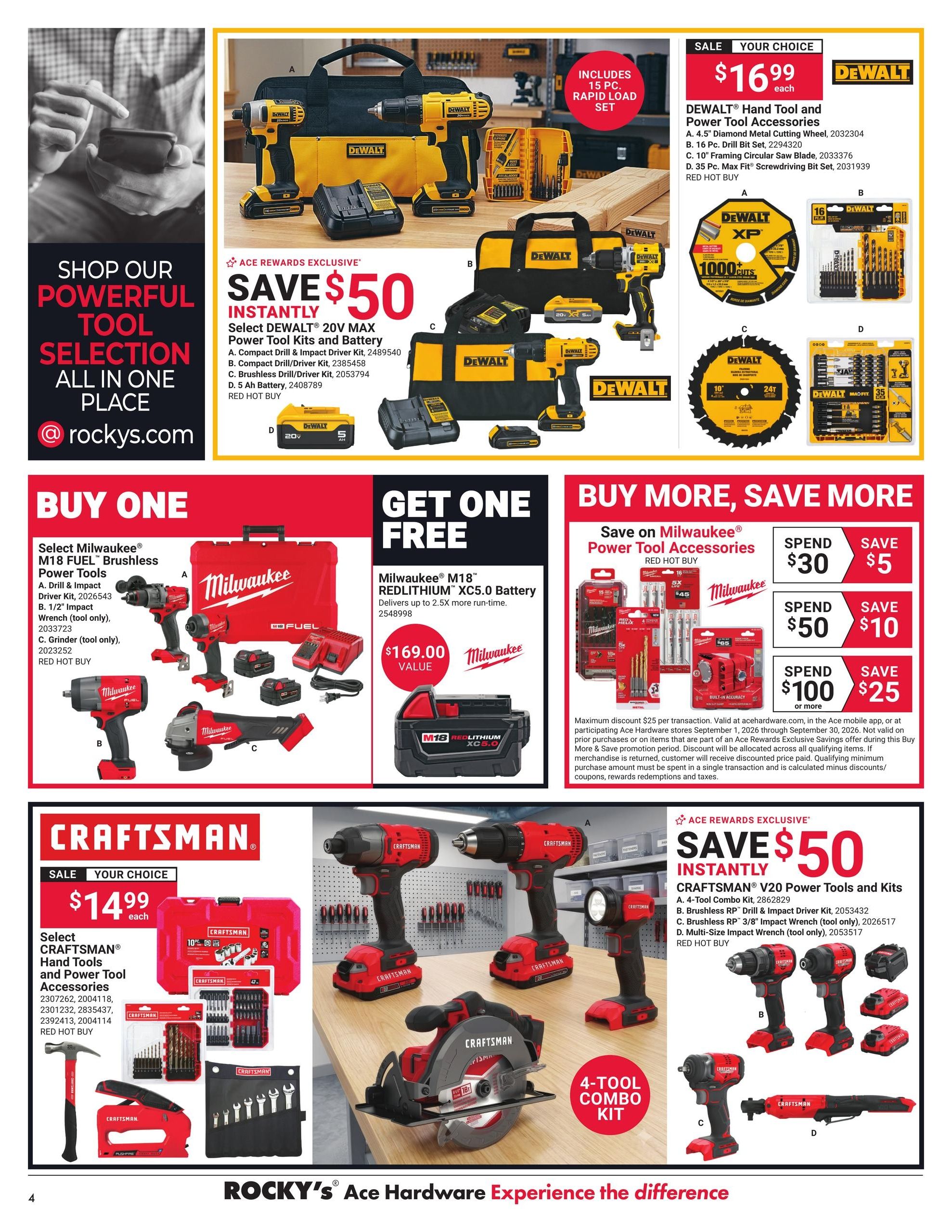 Ace Hardware (Boca Raton Area, FL) Rocky's 100 Years Weekly Ad September 1 - 14, 2026