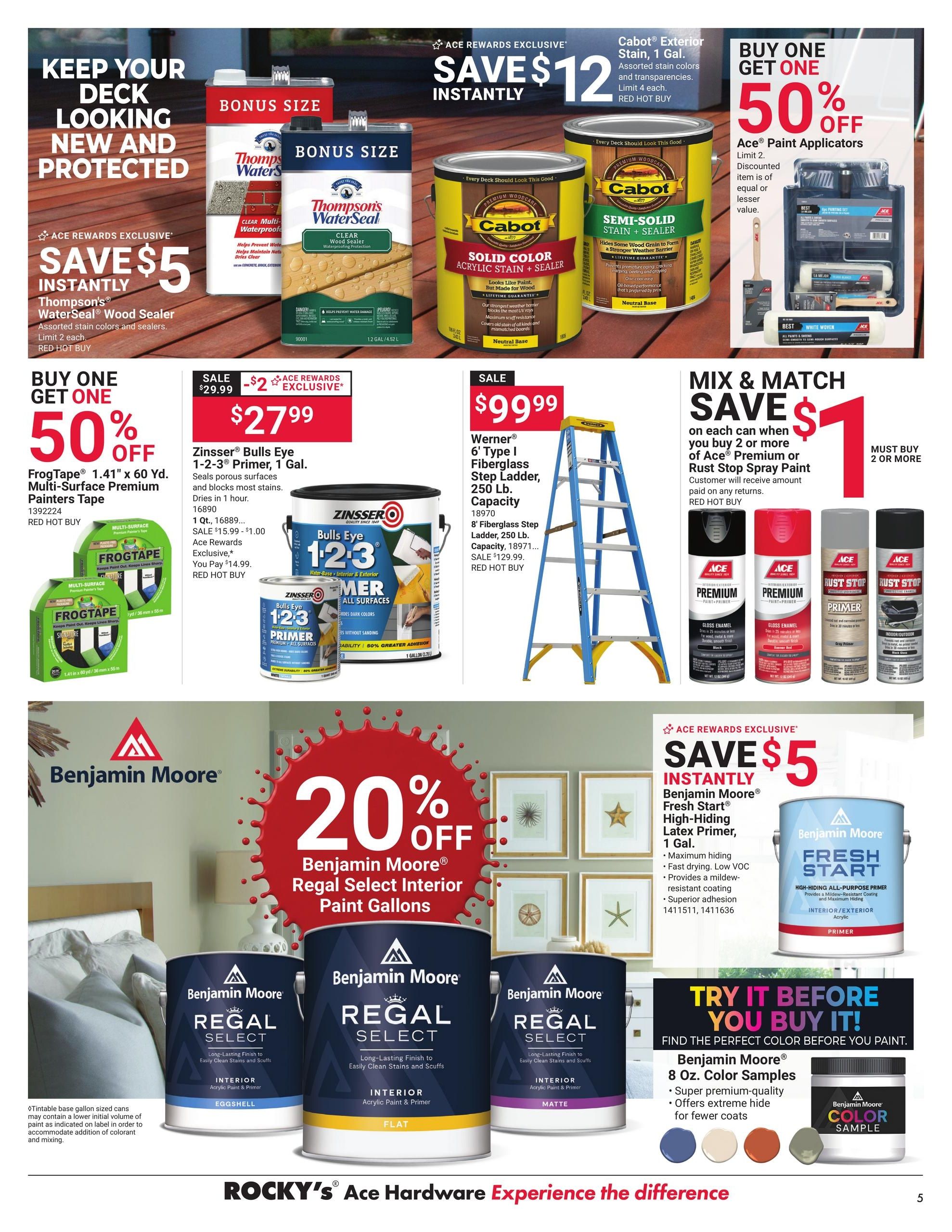Ace Hardware (Boca Raton Area, FL) Rocky's 100 Years Weekly Ad September 1 - 14, 2026