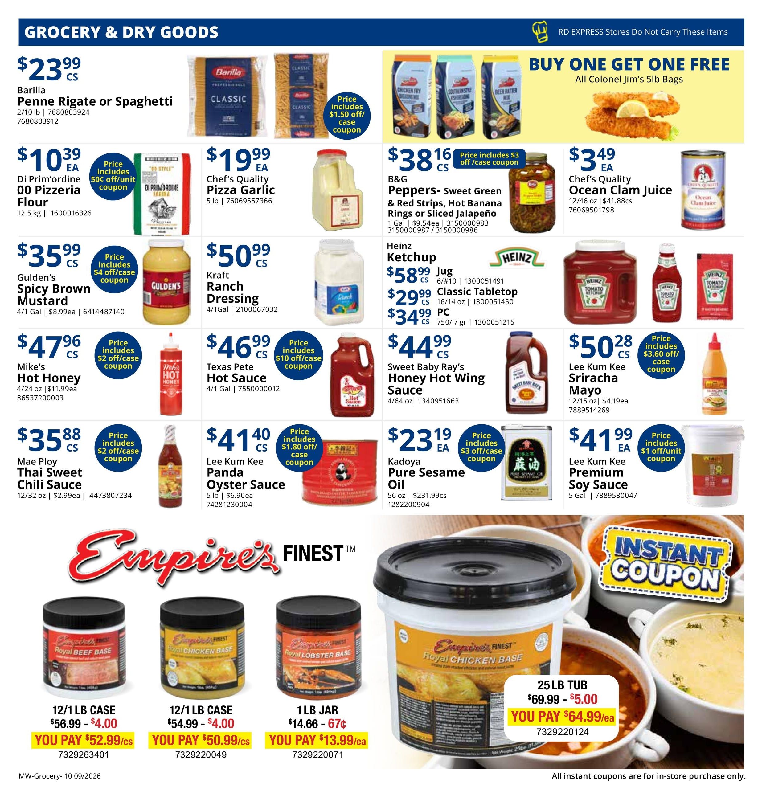 Restaurant Depot (Belleville Area, IL) Weekly Ad September 1 - 30, 2026
