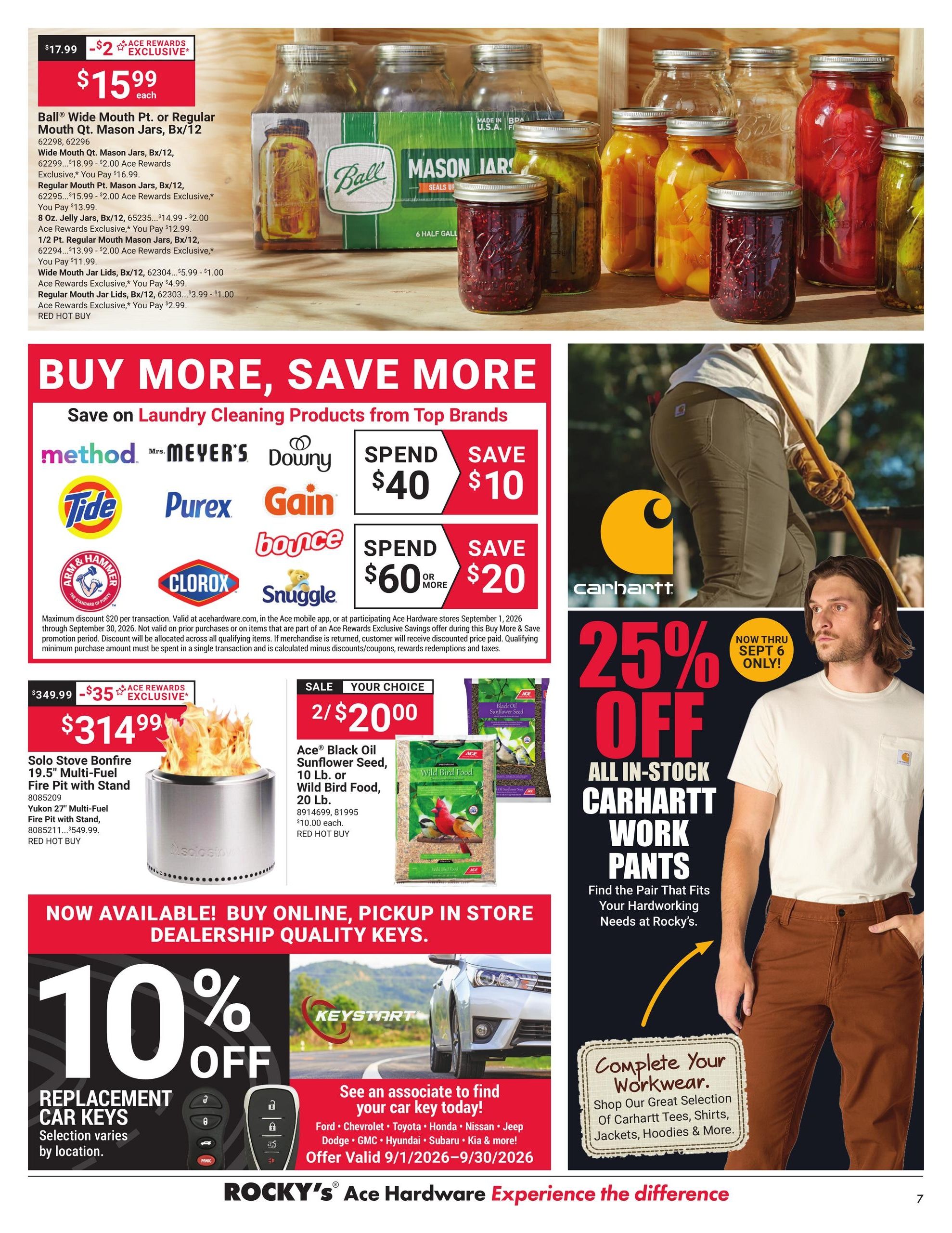 Ace Hardware (Boca Raton Area, FL) September Labor Day Event Weekly Ad September 1 - 14, 2026