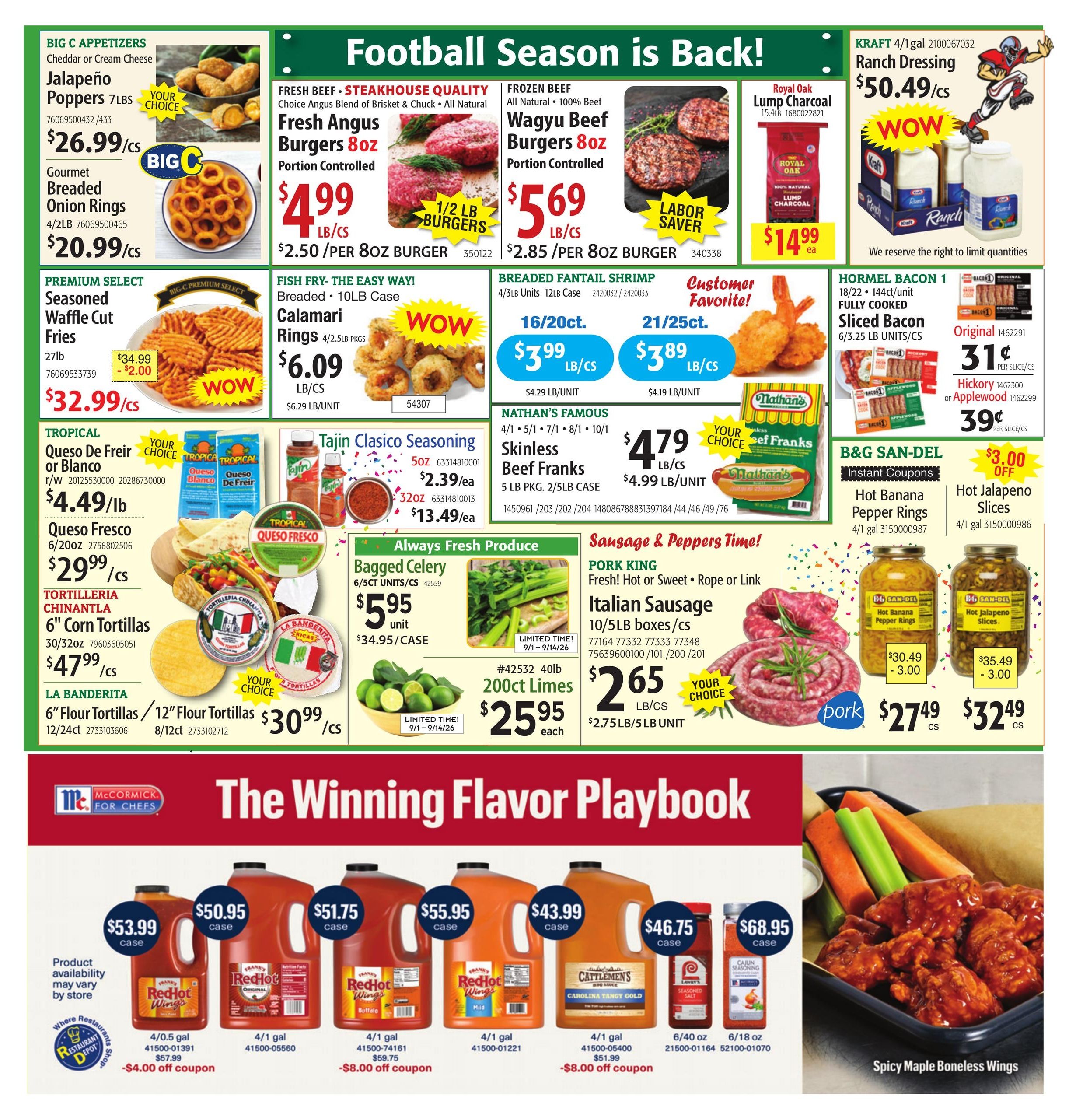 Restaurant Depot (Cromwell Area, CT) Weekly Ad September 1 - 30, 2026