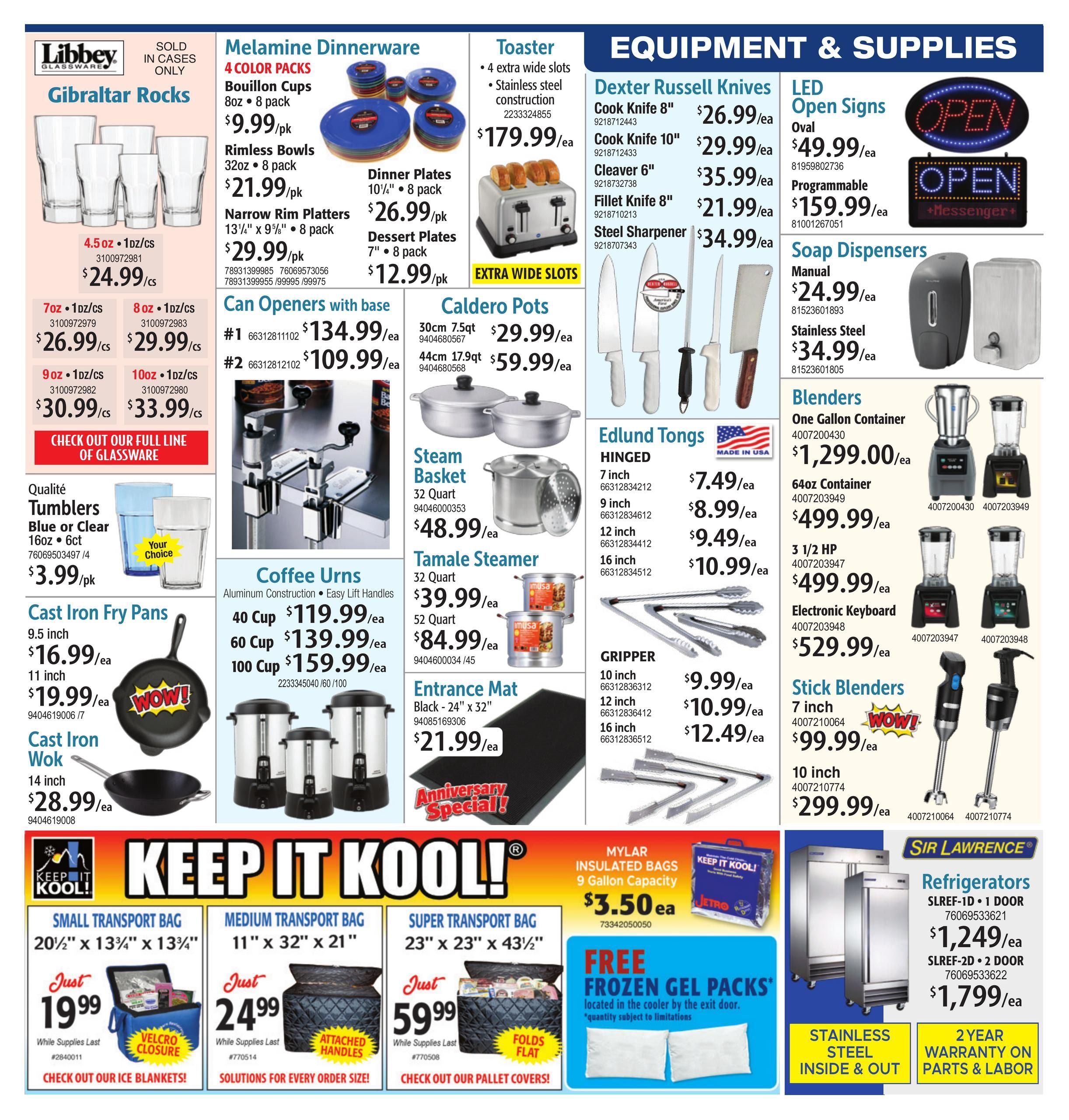Restaurant Depot (Cromwell Area, CT) Weekly Ad September 1 - 30, 2026