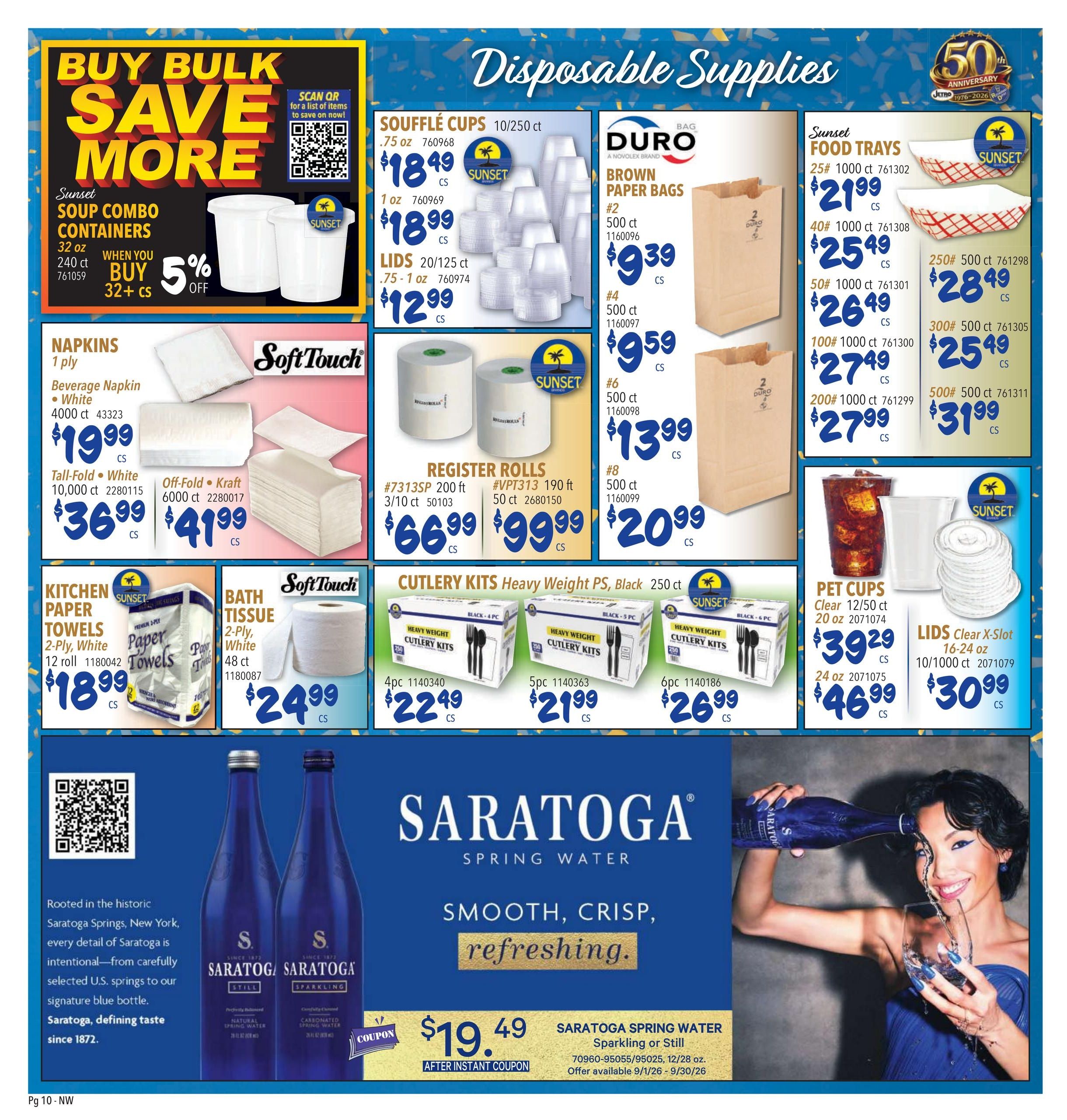 Restaurant Depot (Beavercreek Area, OR) Weekly Ad September 1 - 30, 2026
