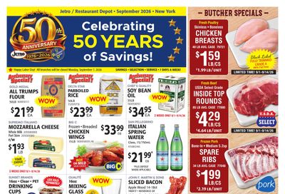 Restaurant Depot (Greenwich Area, CT) Weekly Ad September 1 - 30, 2026