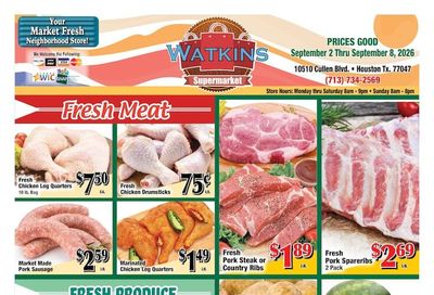 Watkins Supermarket Weekly Ad September 2 - 8, 2026