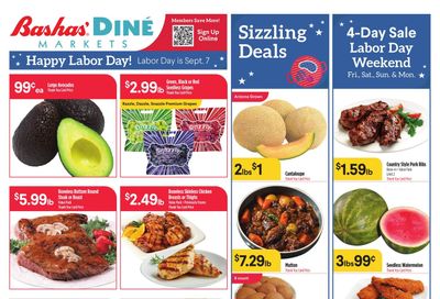 Bashas' (Dennehotso Area, AZ) Weekly Ad September 2 - 8, 2026