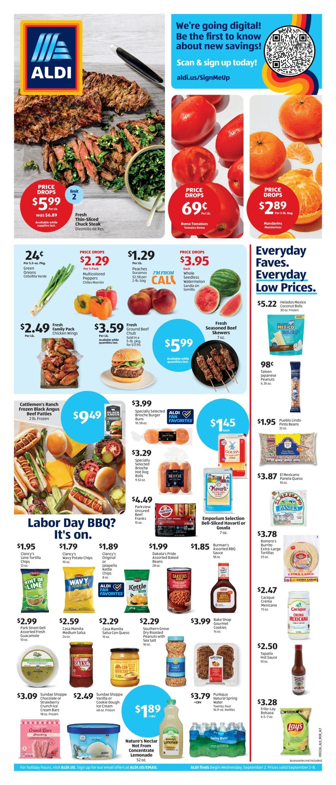 ALDI (Alhambra Area, CA) Weekly Ad September 2 - 8, 2026